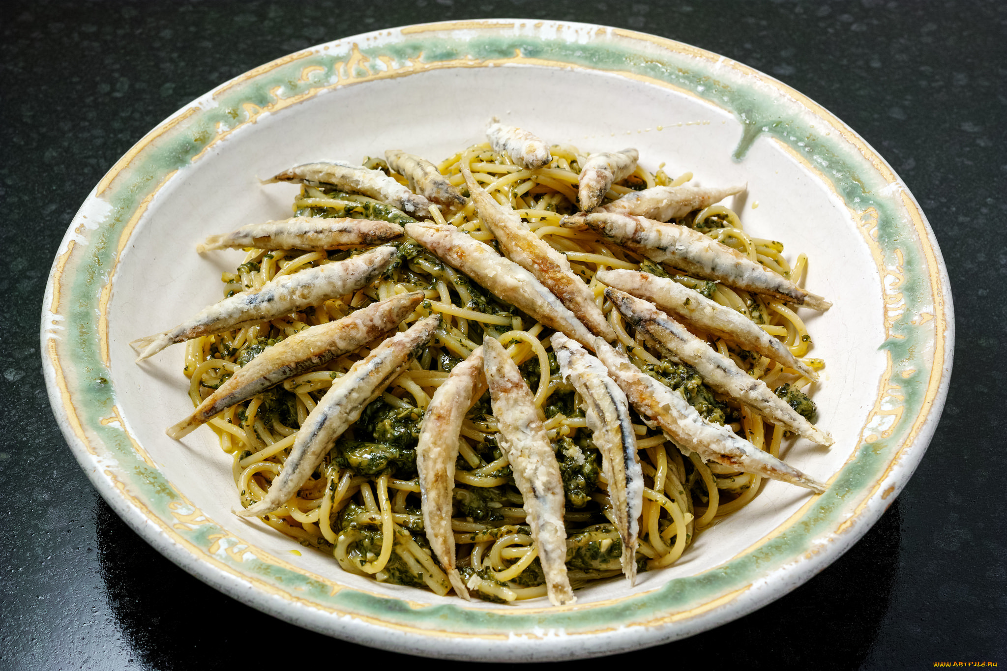 еда, макаронные, блюда, рыба, макароны