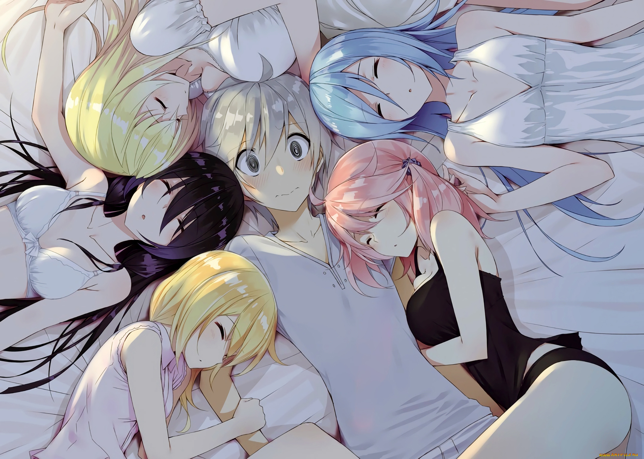 аниме, unknown, , другое, парень, lizharte, atismata, kasuga, ayumu, artist, арт, philphie, aingram, lux, acadia, kirihime, yoruka, celestia, saijaku, muhai, no, bahamut, девушки, krulcifer, einfolk