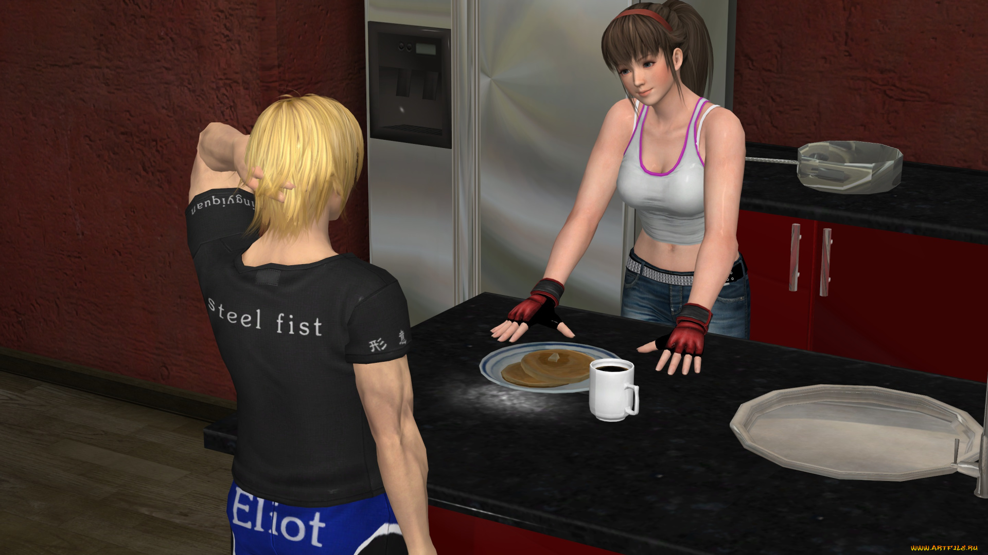 3д, графика, люди, , people, взгляд, фон, девушки