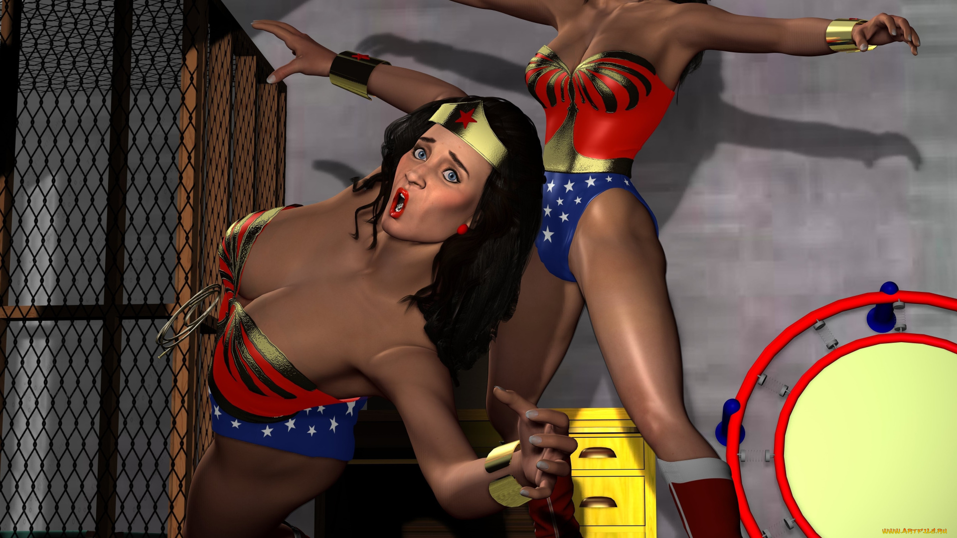 hum, 3д, графика, фантазия, , fantasy, фон, девушки, взгляд