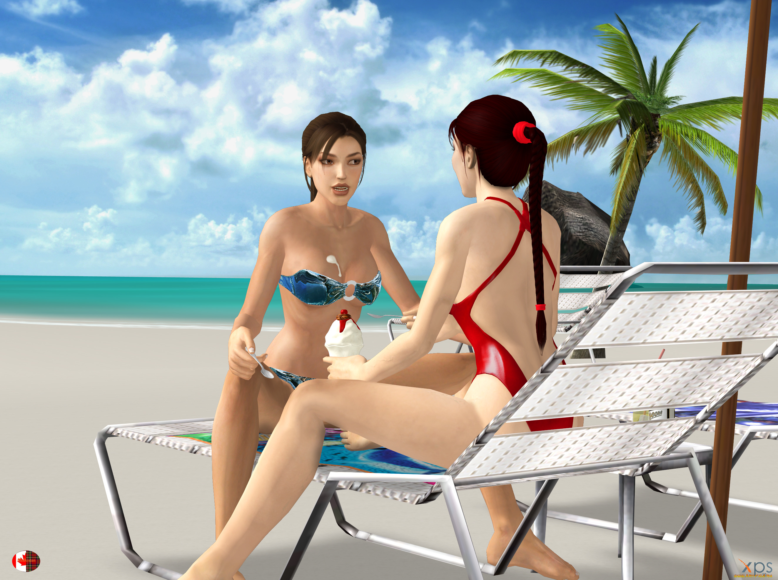 3д, графика, люди, , people, фон, взгляд, девушки