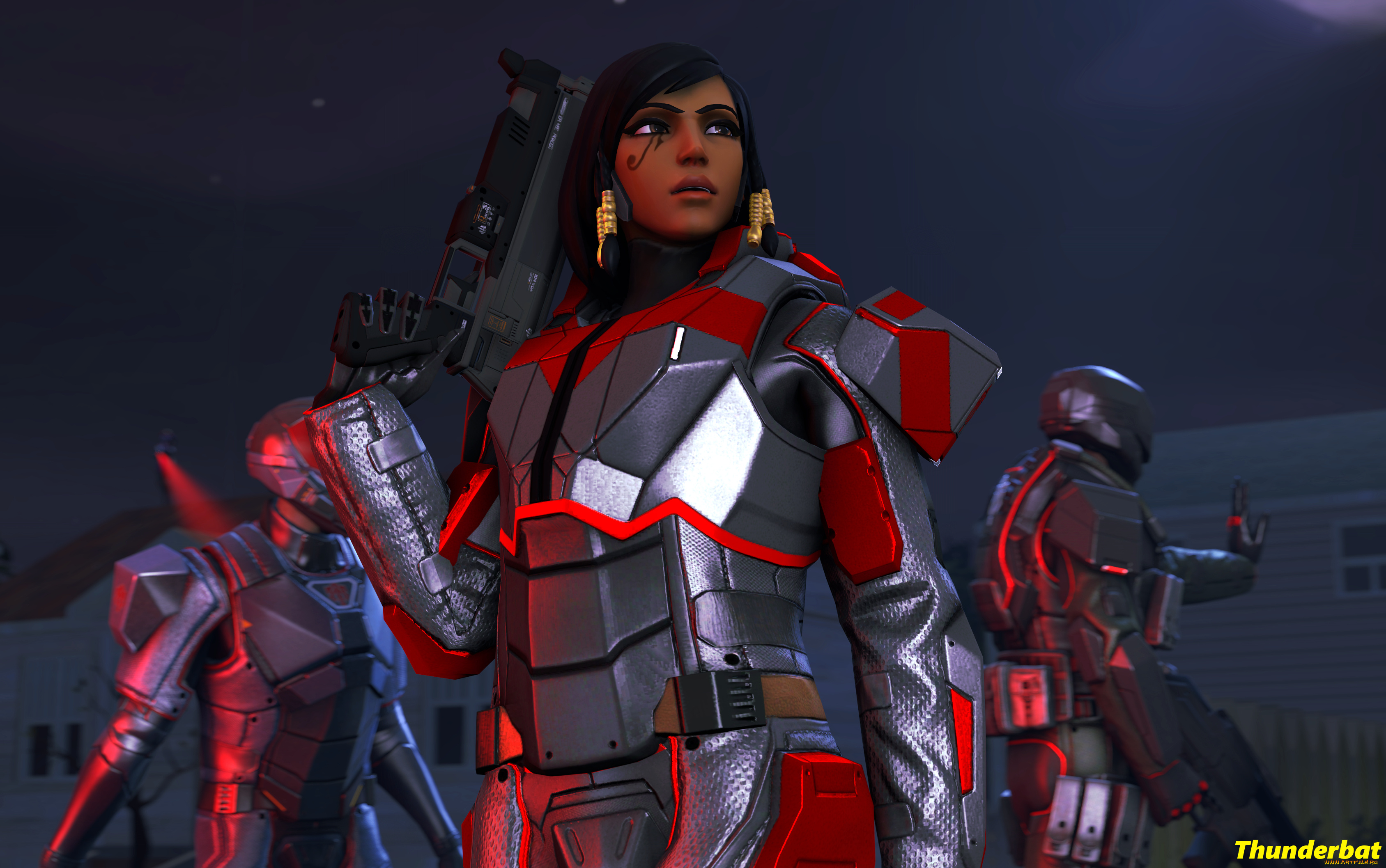 3д, графика, фантазия, , fantasy, фон, взгляд, девушка