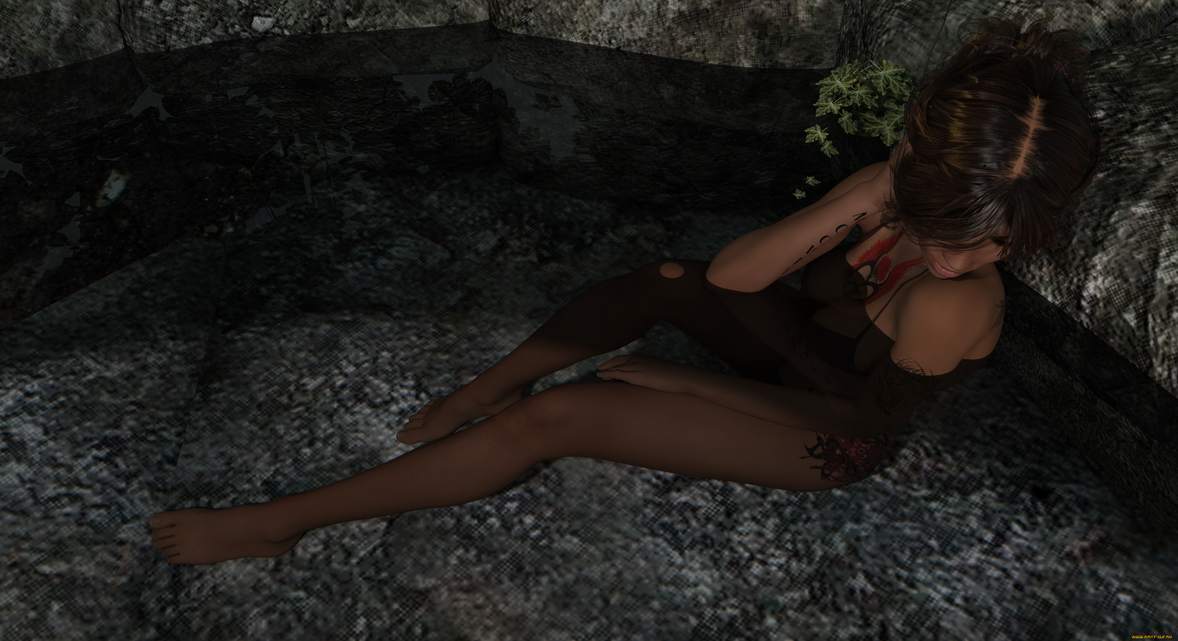 3д, графика, люди, , people, фон, взгляд, девушка