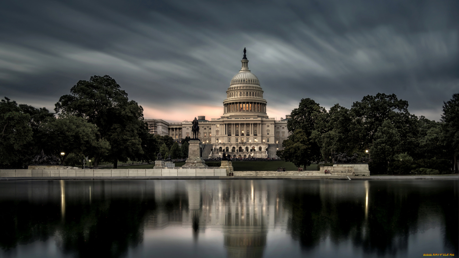 washington, dc, города, вашингтон, , сша, резиденция