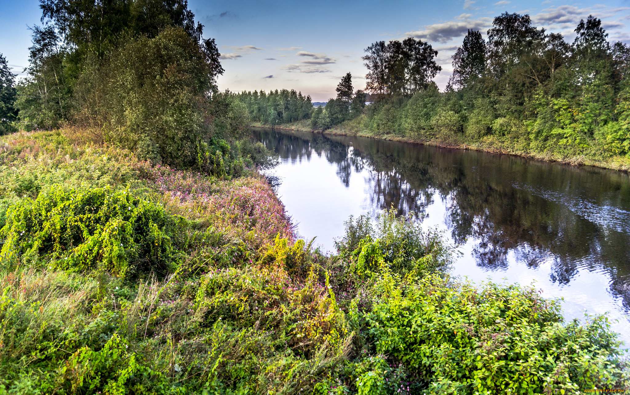 природа, реки, озера, простор