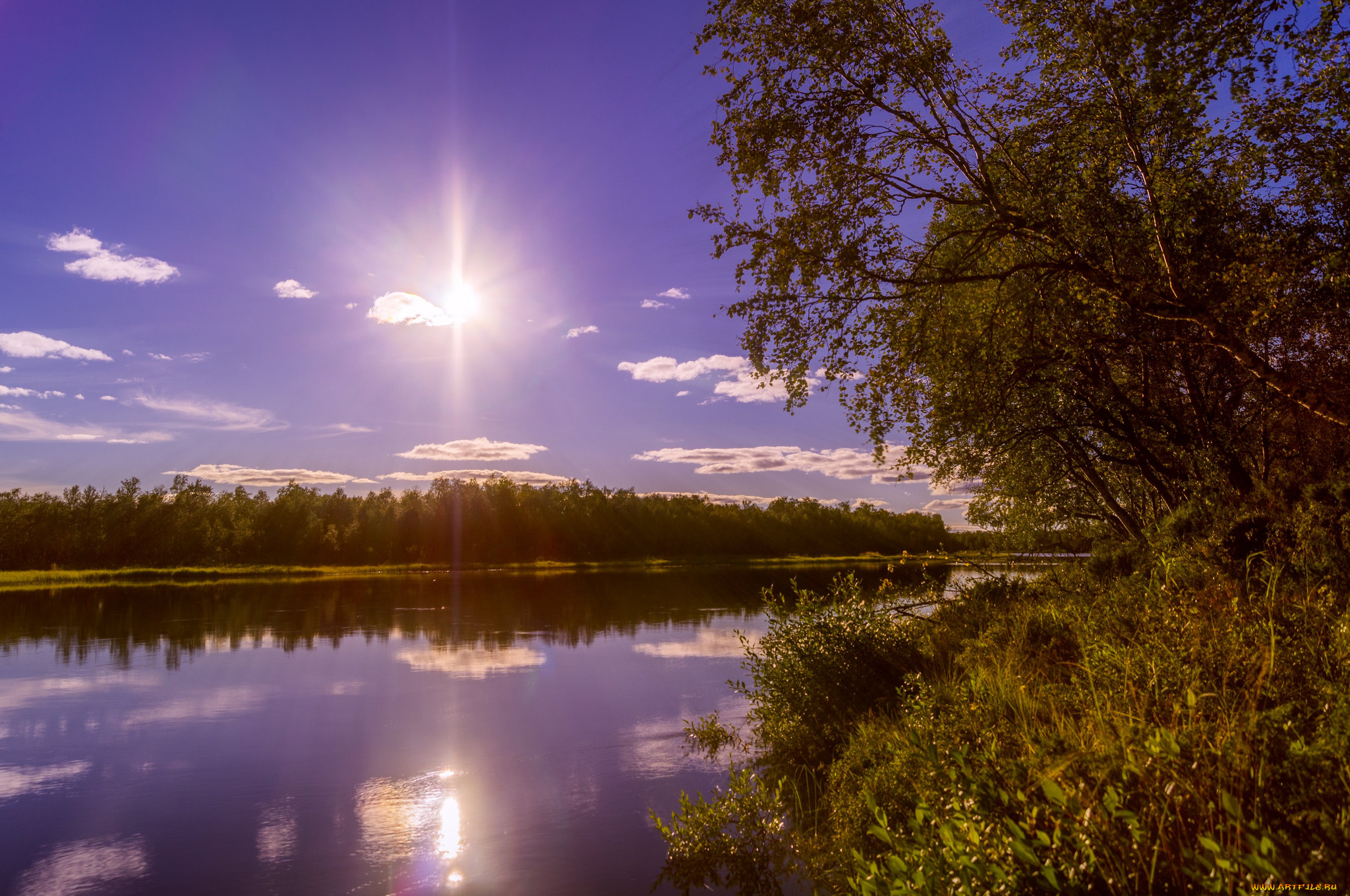 природа, реки, озера, простор