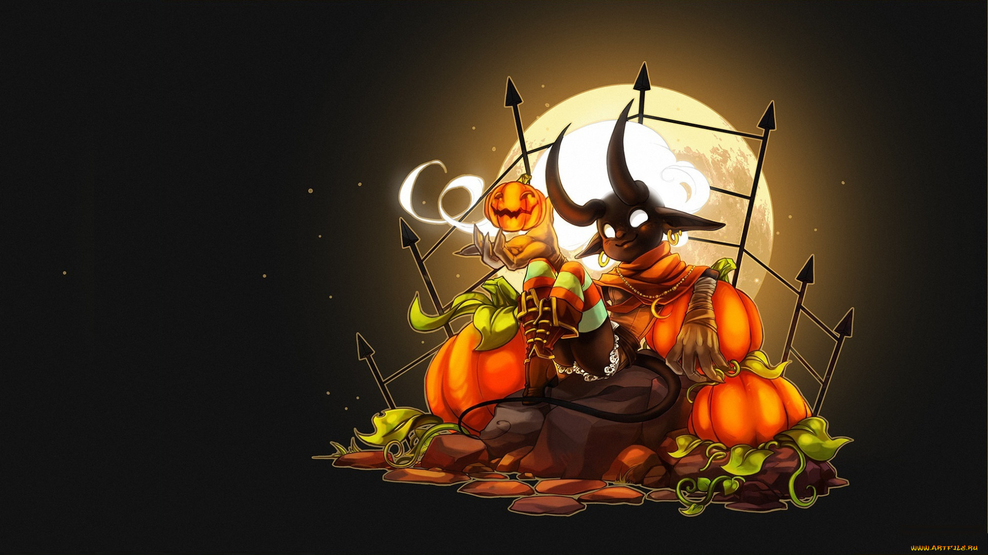 праздничные, хэллоуин, halloween, loading, screen, fiesta, online, -, candle, ghost, sayael, nu