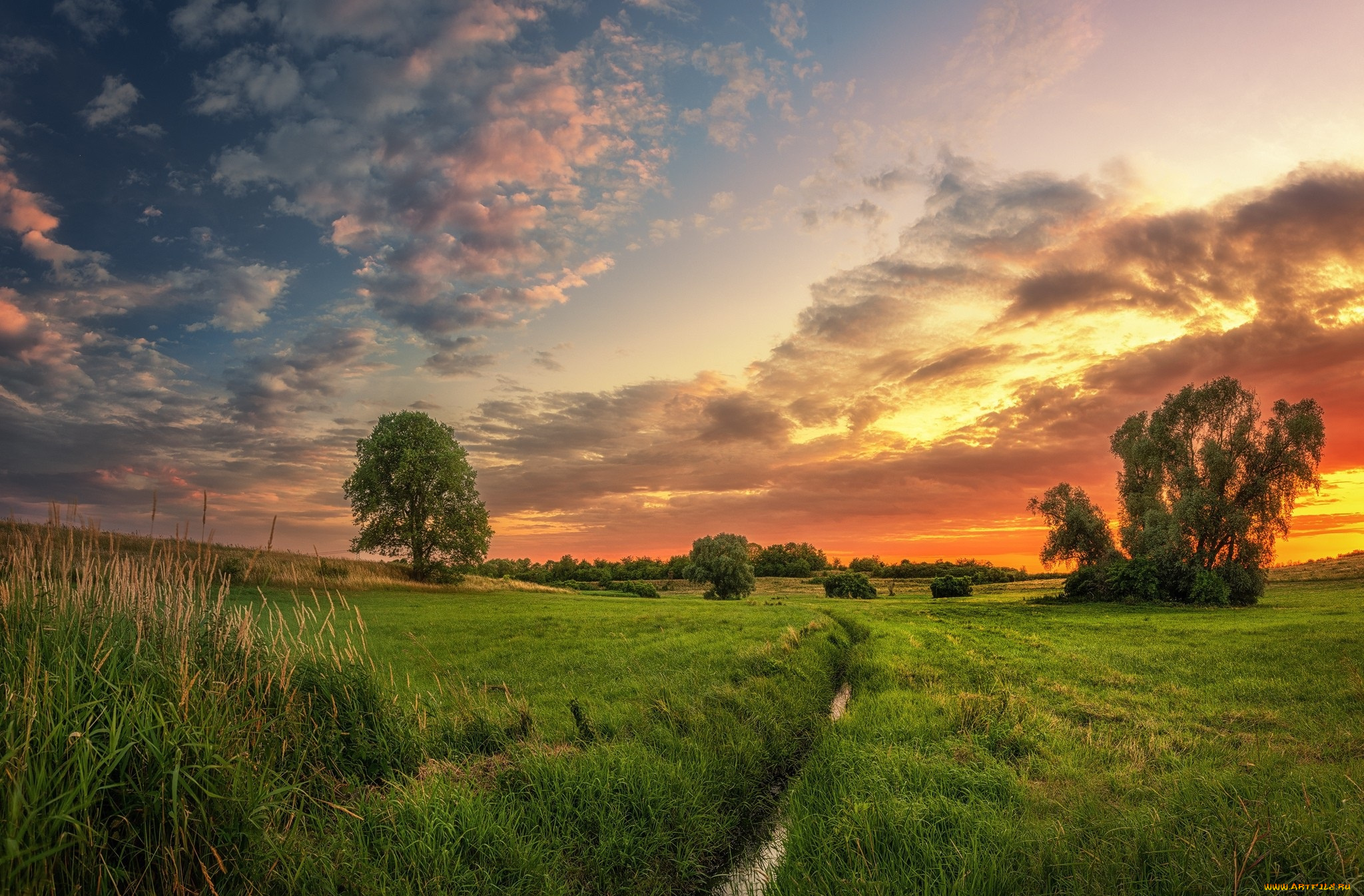 природа, восходы, закаты, закат, пейзаж