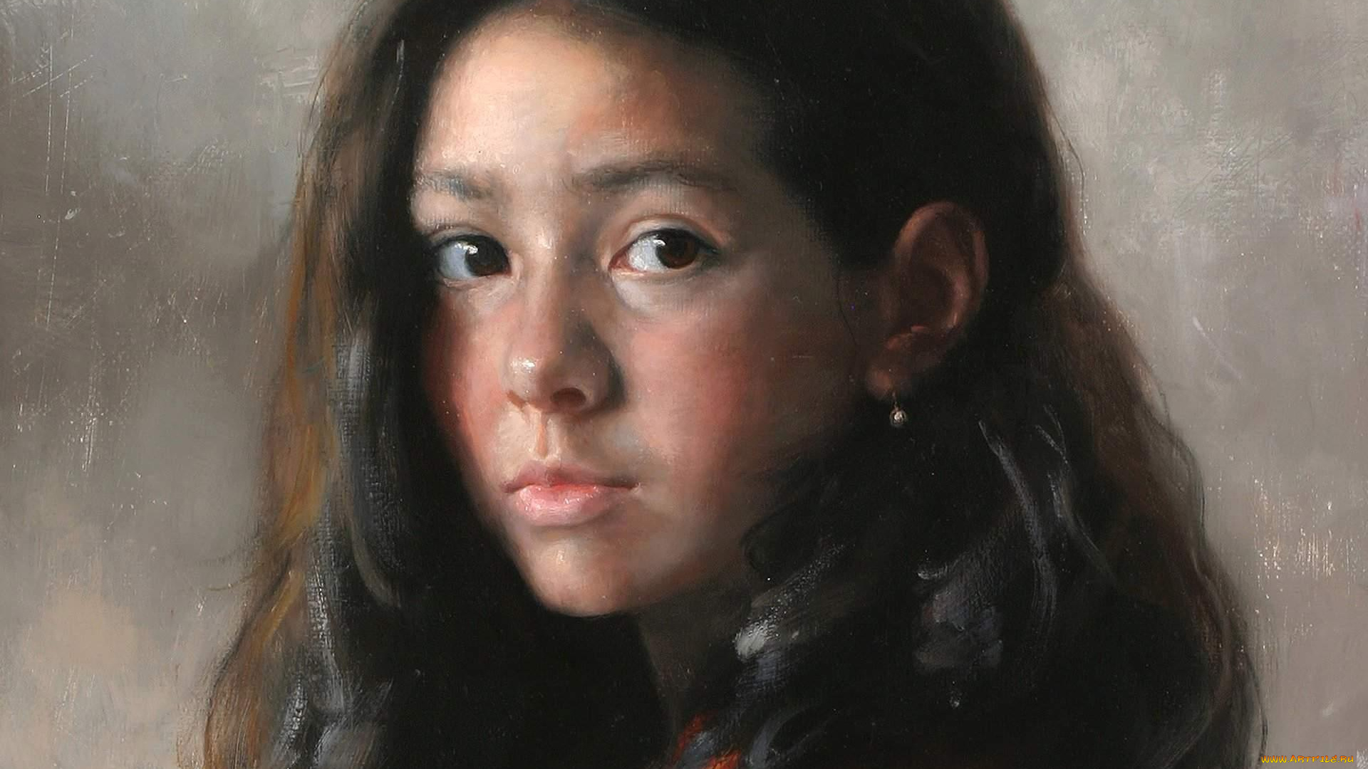 arsen, kurbanov-, dagestan, girl, , portrait, рисованное, арсен, курбанов, девочка, лицо, портрет