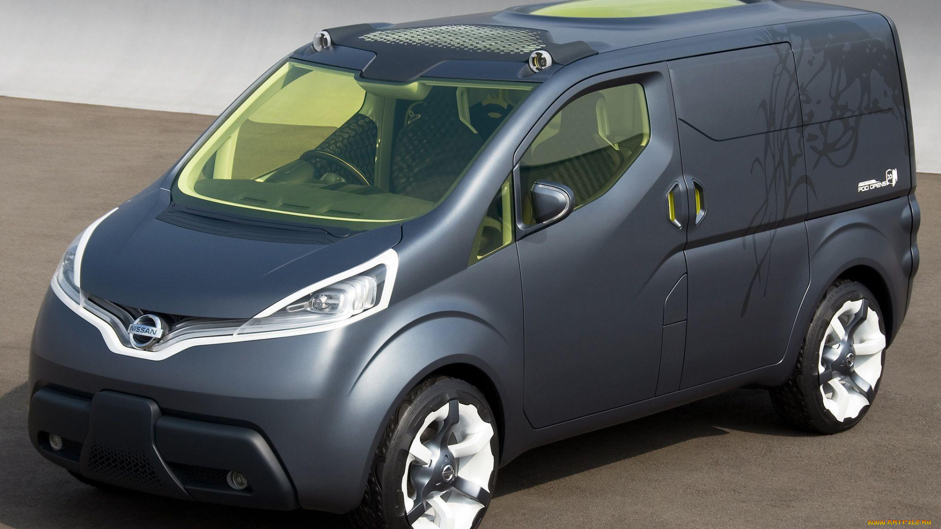 nissan, nv200, автомобили, nissan, datsun, ниссан, серый, микроавтобус