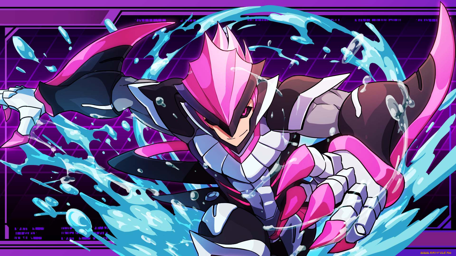 аниме, azure, striker, gunvolt, azure, striker, gunvolt