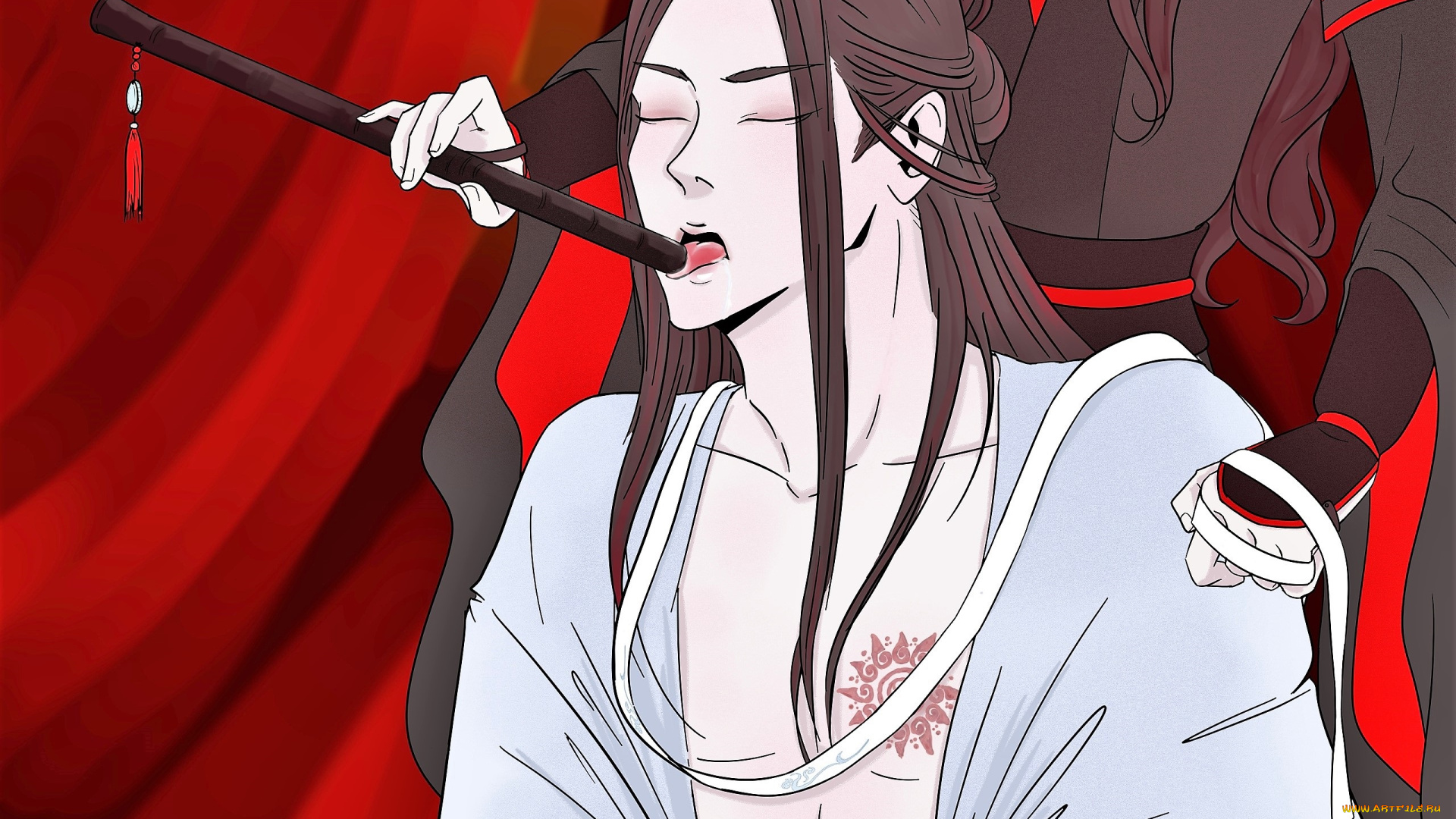 аниме, mo, dao, zu, shi, вэй, усянь, лань, ванцзы, флейта