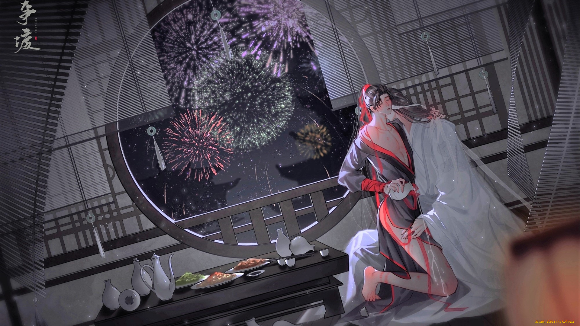 аниме, mo, dao, zu, shi, вэй, усянь, лань, ванцзы, салют