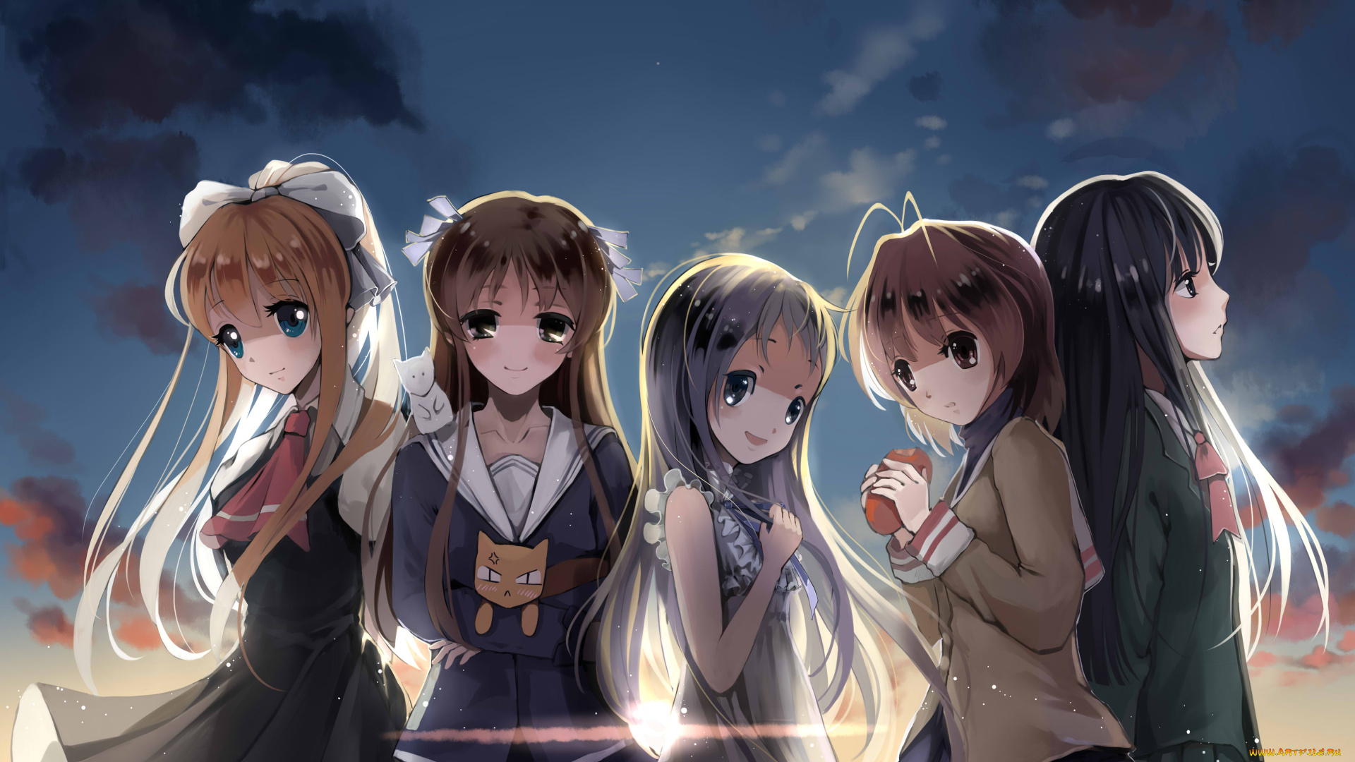 аниме, unknown, , другое, , девушки