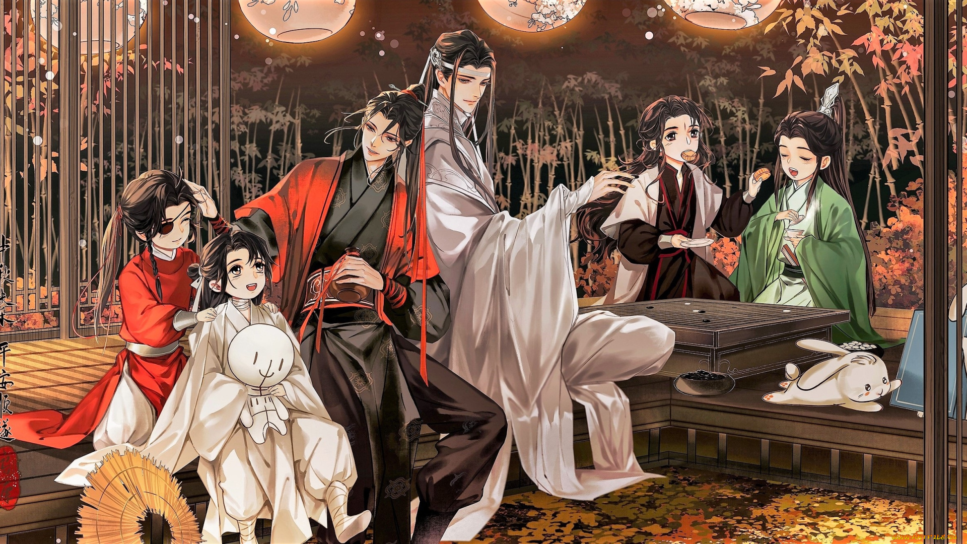 аниме, unknown, , другое, , персонажи, дети, кролики