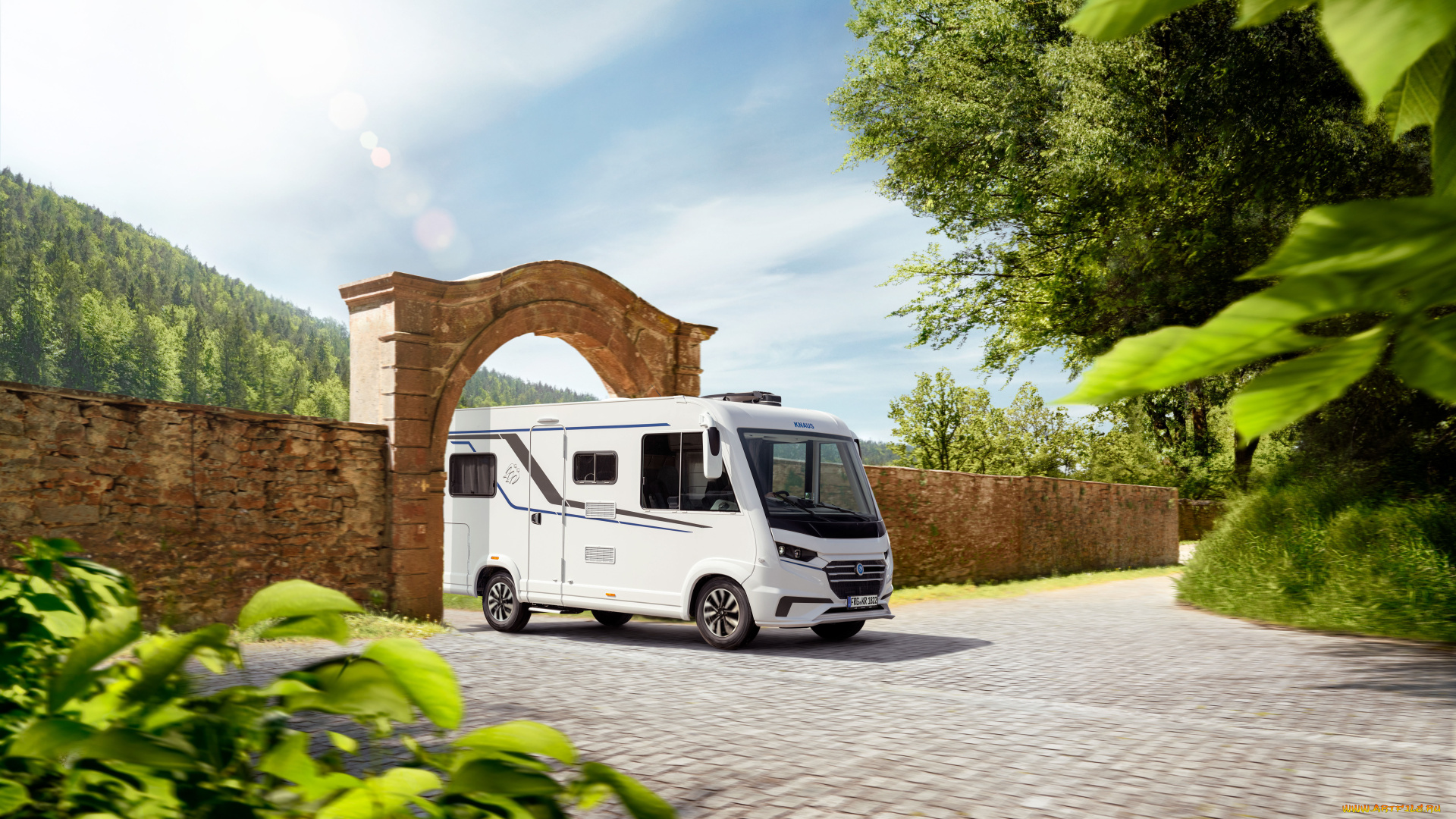 автомобили, дом, на, колёсах, knaus