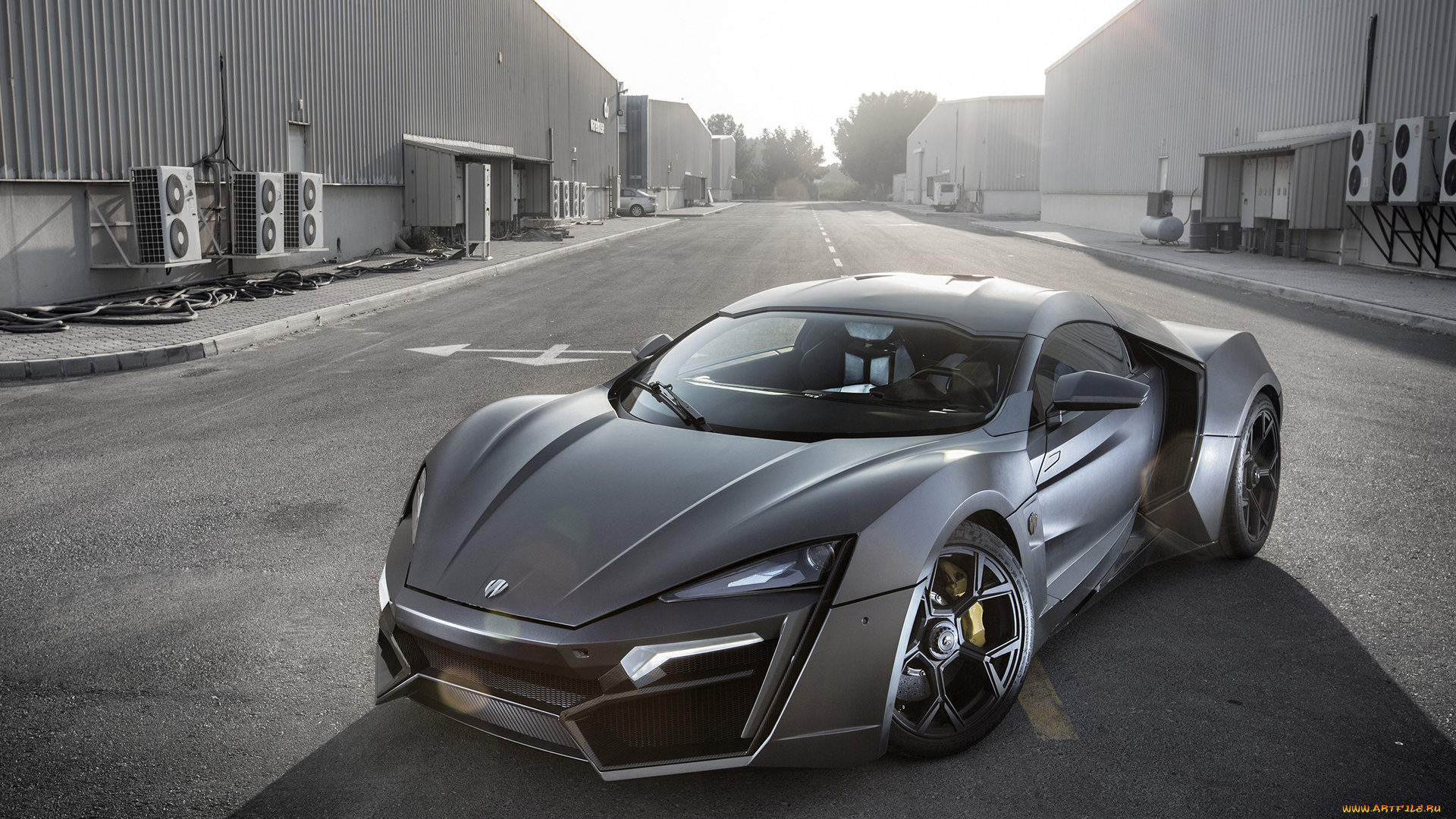 lykan, hypersport, автомобили, lykan, темный, дорога, склады