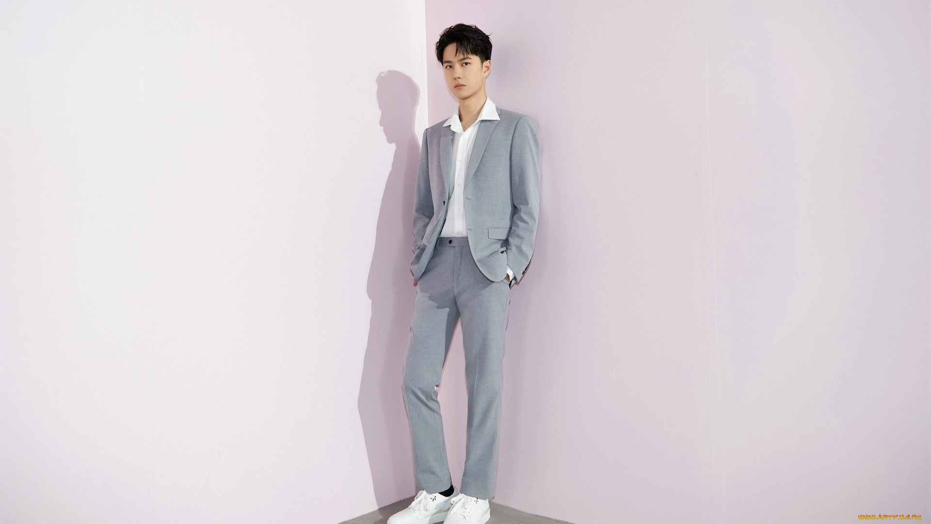 мужчины, wang, yi, bo, актер, певец, костюм, угол