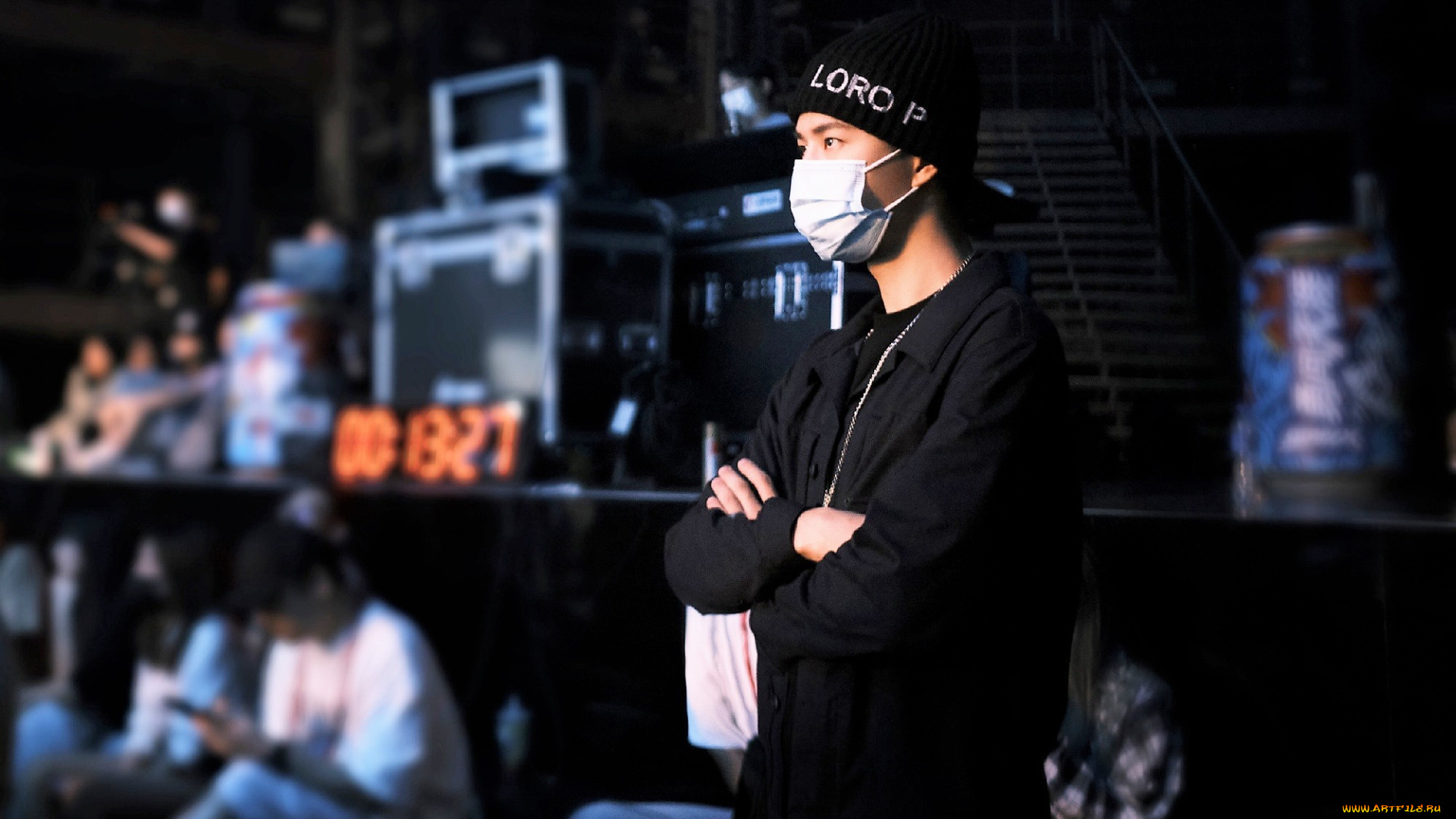 мужчины, wang, yi, bo, артист, шапка, сцена, люди, маска