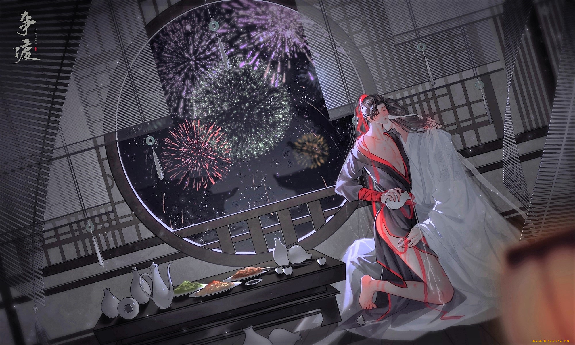 аниме, mo, dao, zu, shi, вэй, усянь, лань, ванцзы, салют