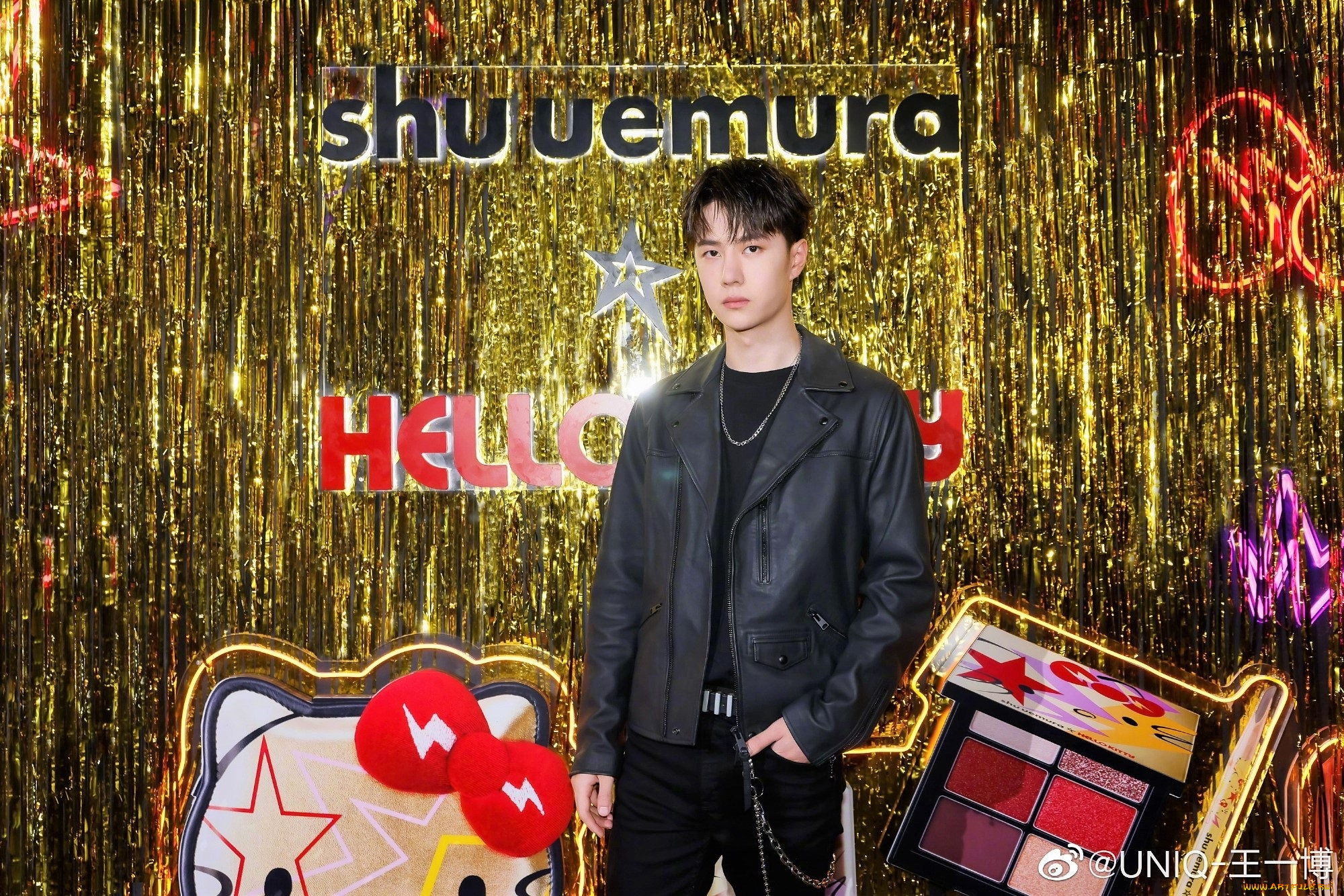 мужчины, wang, yi, bo, актер, куртка, косметика