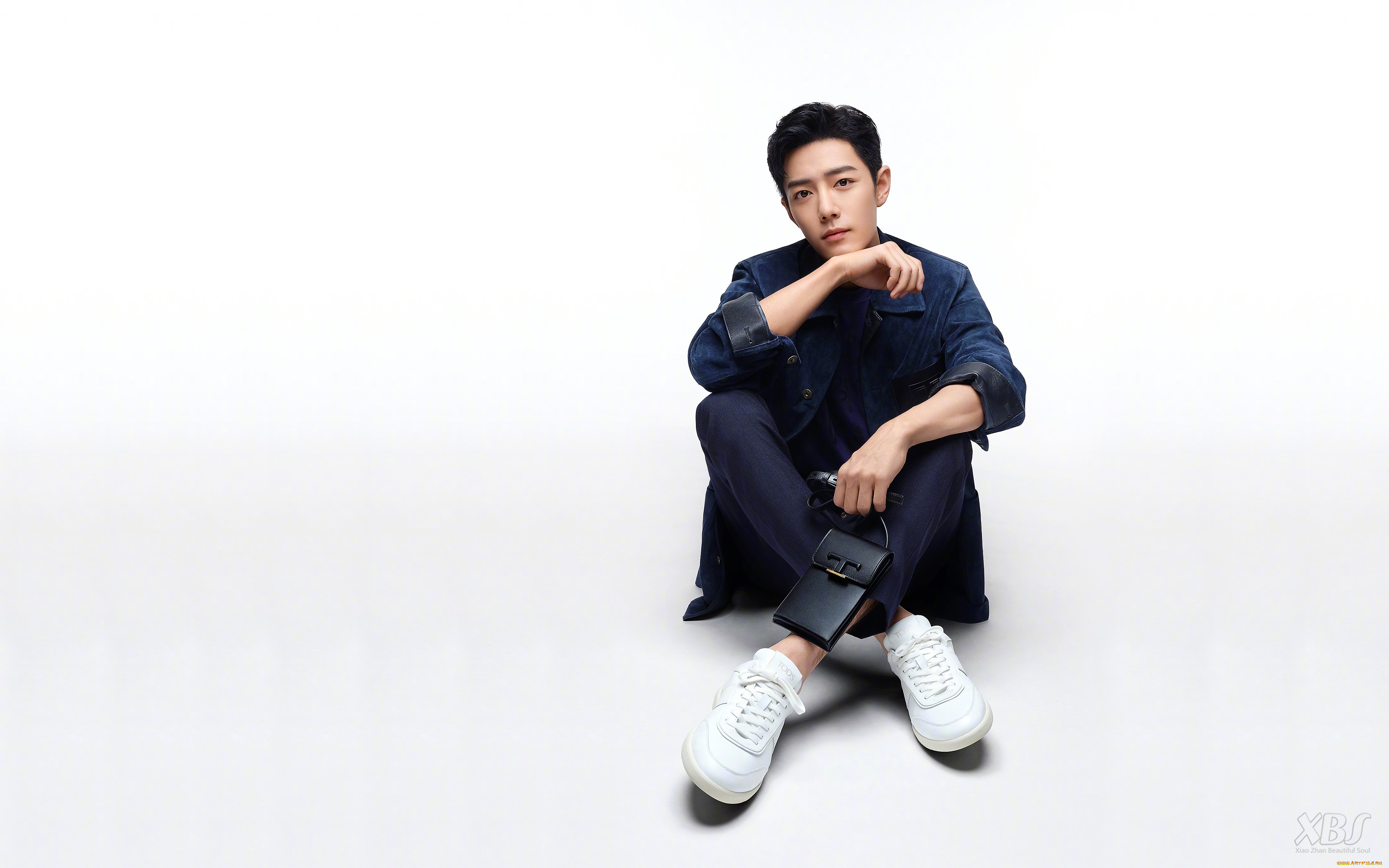 мужчины, xiao, zhan, актер, рубашка, барсетка