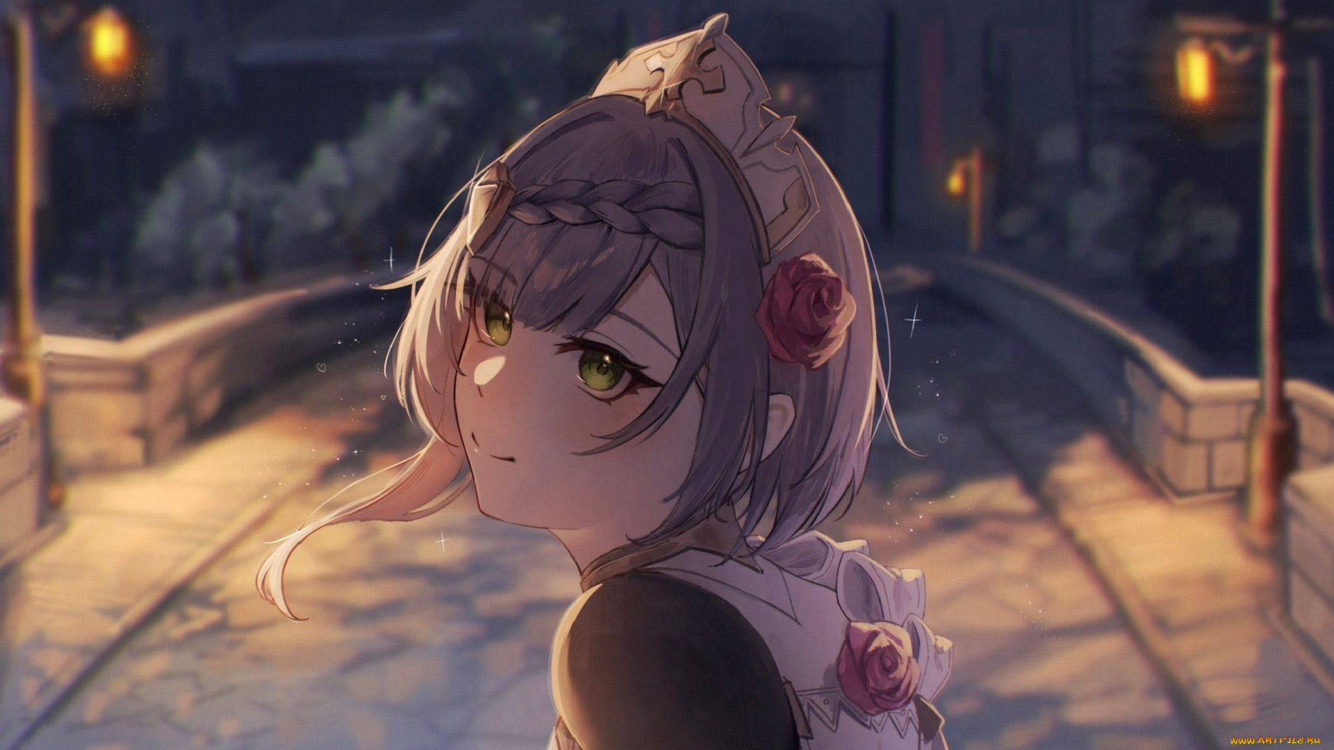 аниме, genshin, impact, девушка