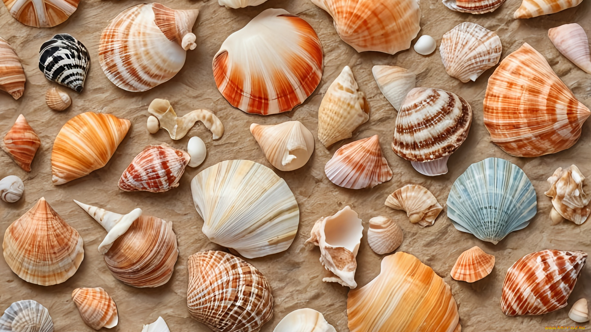 разное, ракушки, , кораллы, , декоративные, и, spa-камни, морские, много