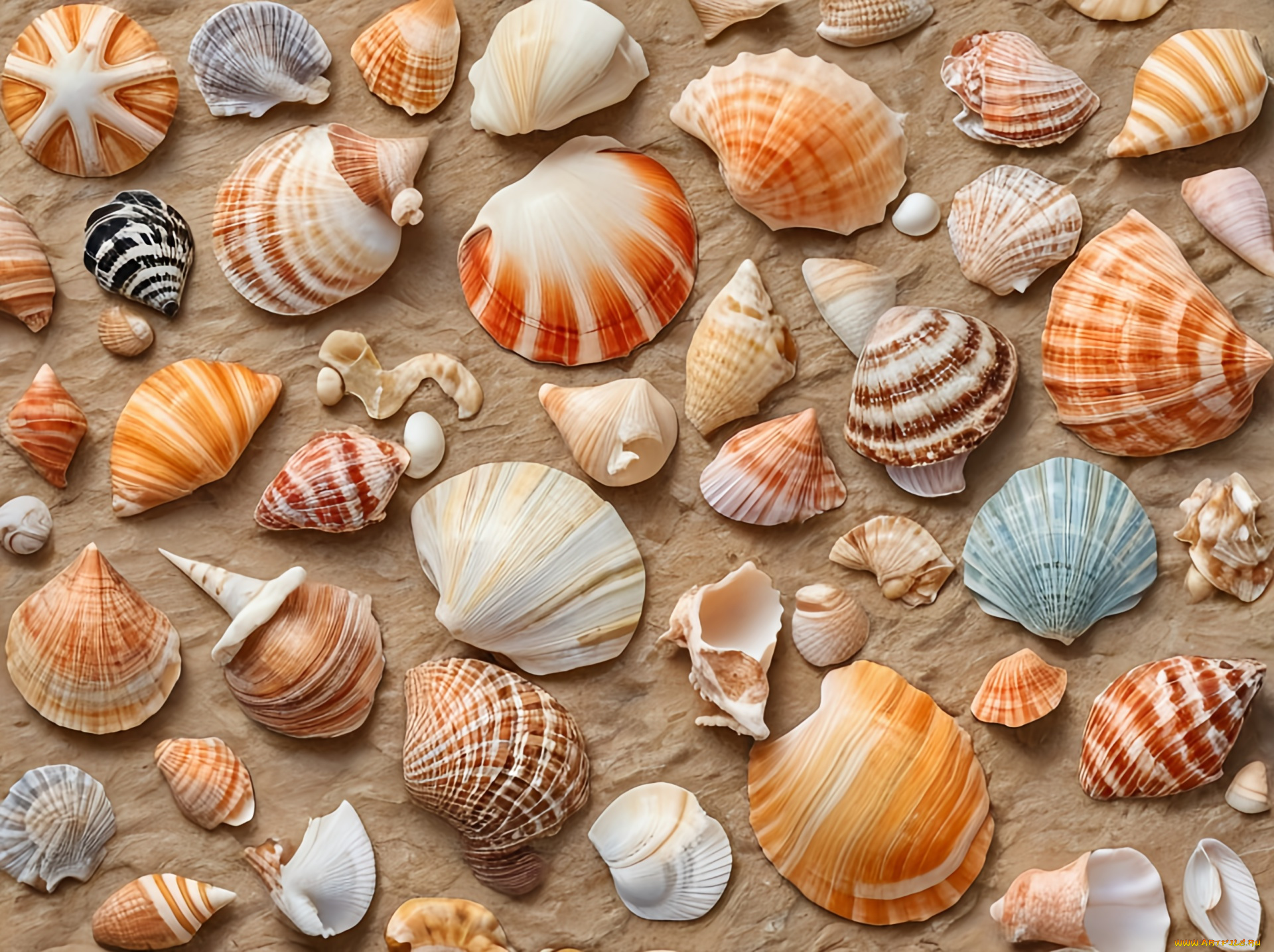 разное, ракушки, , кораллы, , декоративные, и, spa-камни, морские, много