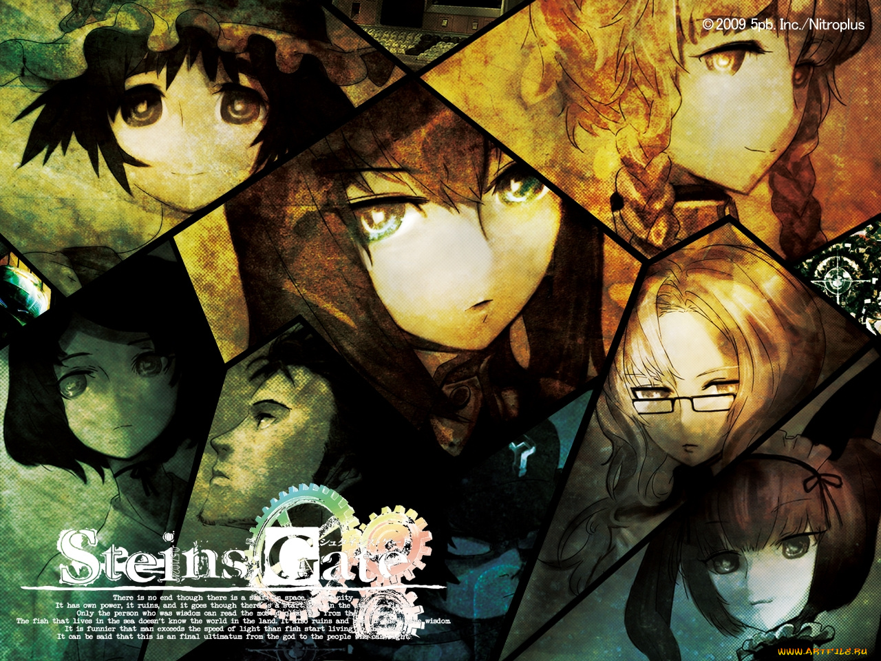 аниме, steins, gate