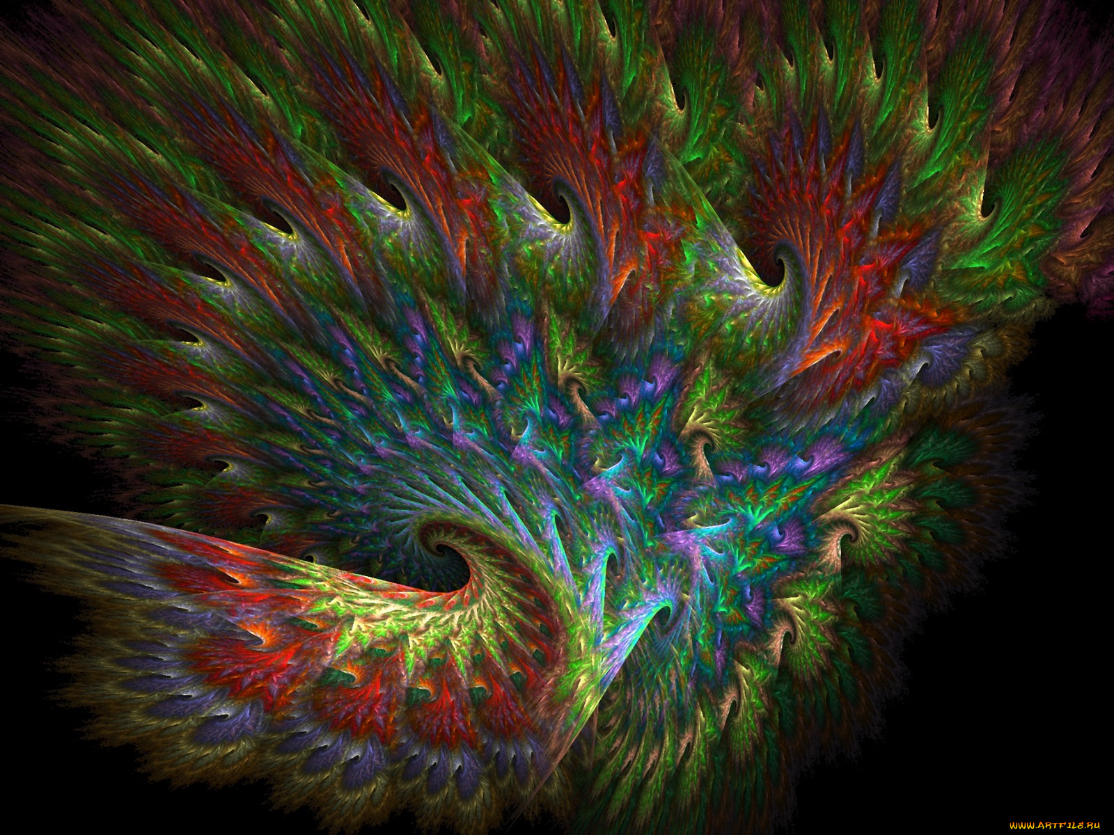 3д, графика, fractal, фракталы, абстракция, узор