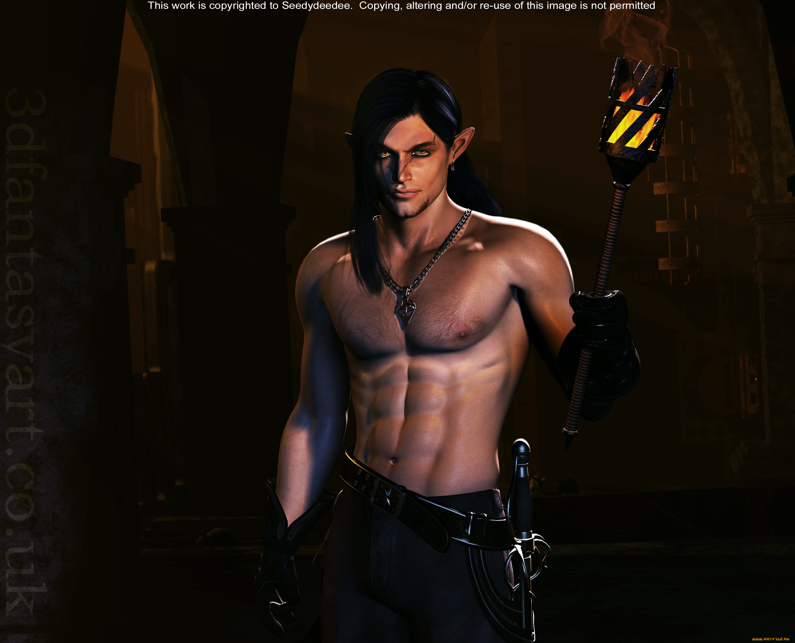 3д, графика, elves, эльфы, мужчина