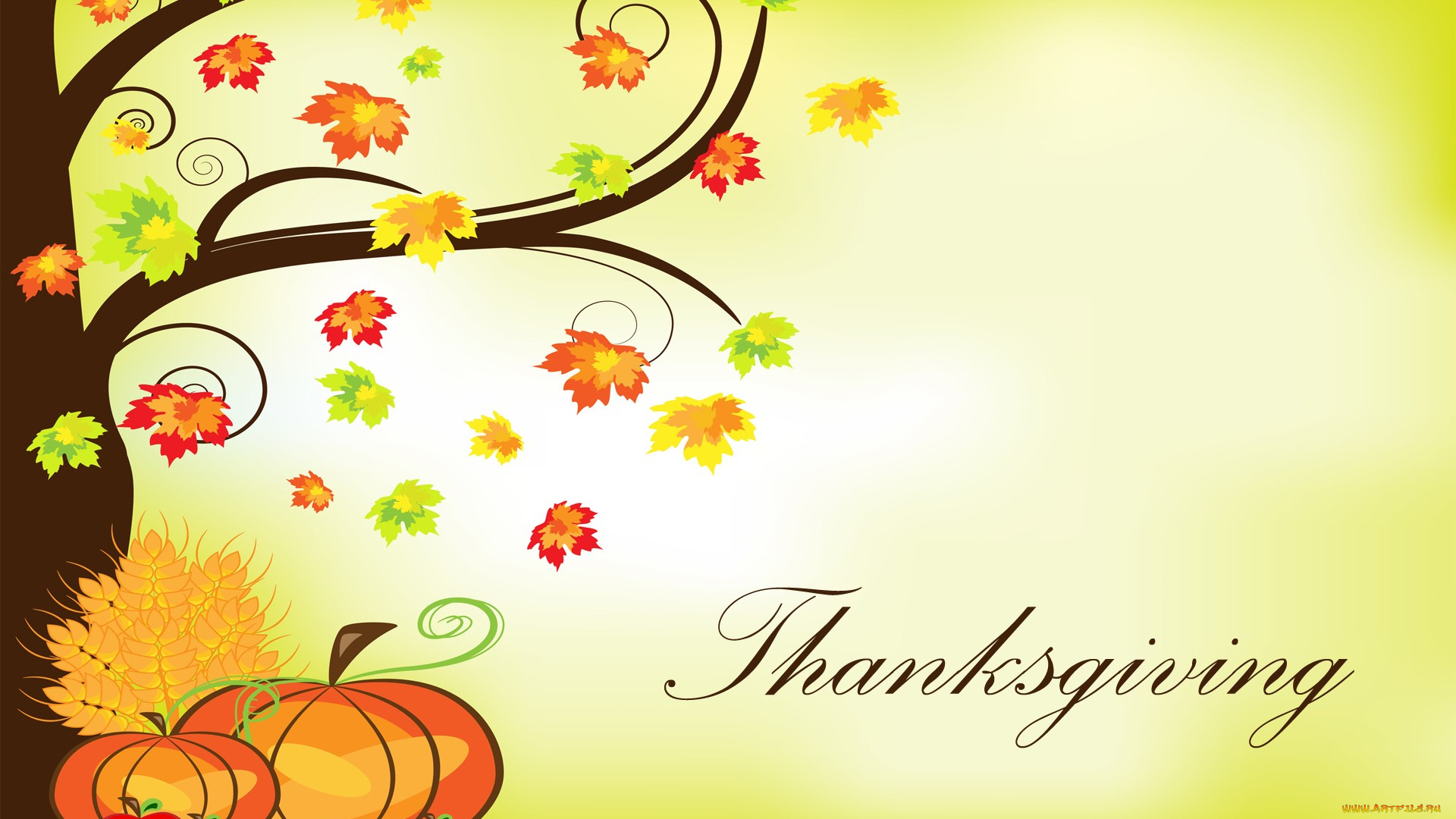 день, благодарения, праздничные