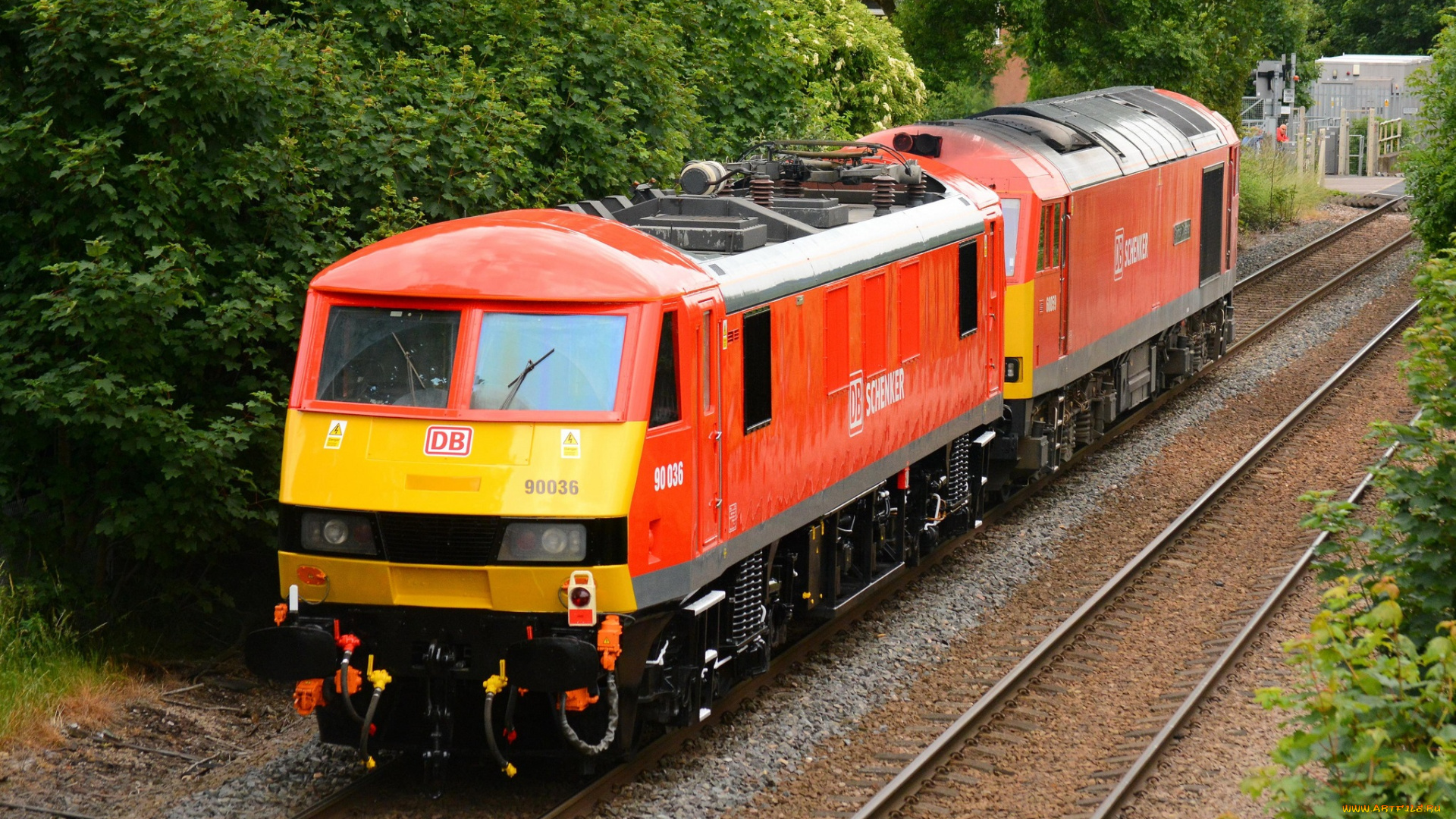 техника, локомотивы, железная, дорога, локомотив, рельсы