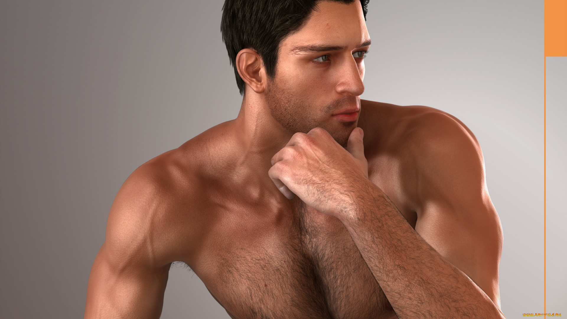 3д, графика, люди, , people, мускулы, тело, мужчины, фон