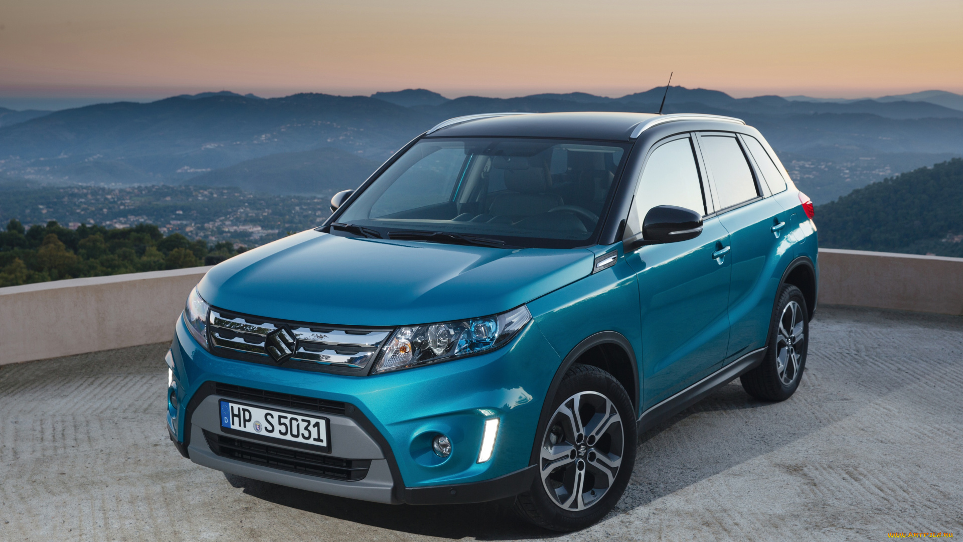 автомобили, suzuki, vitara, 2014г, синий