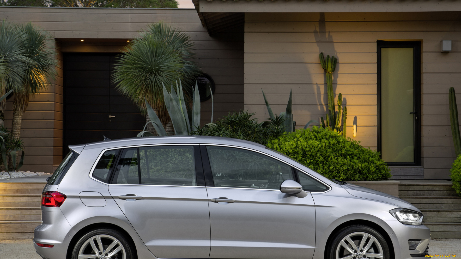 автомобили, volkswagen, golf, sportsvan, tdi, 2014, серый