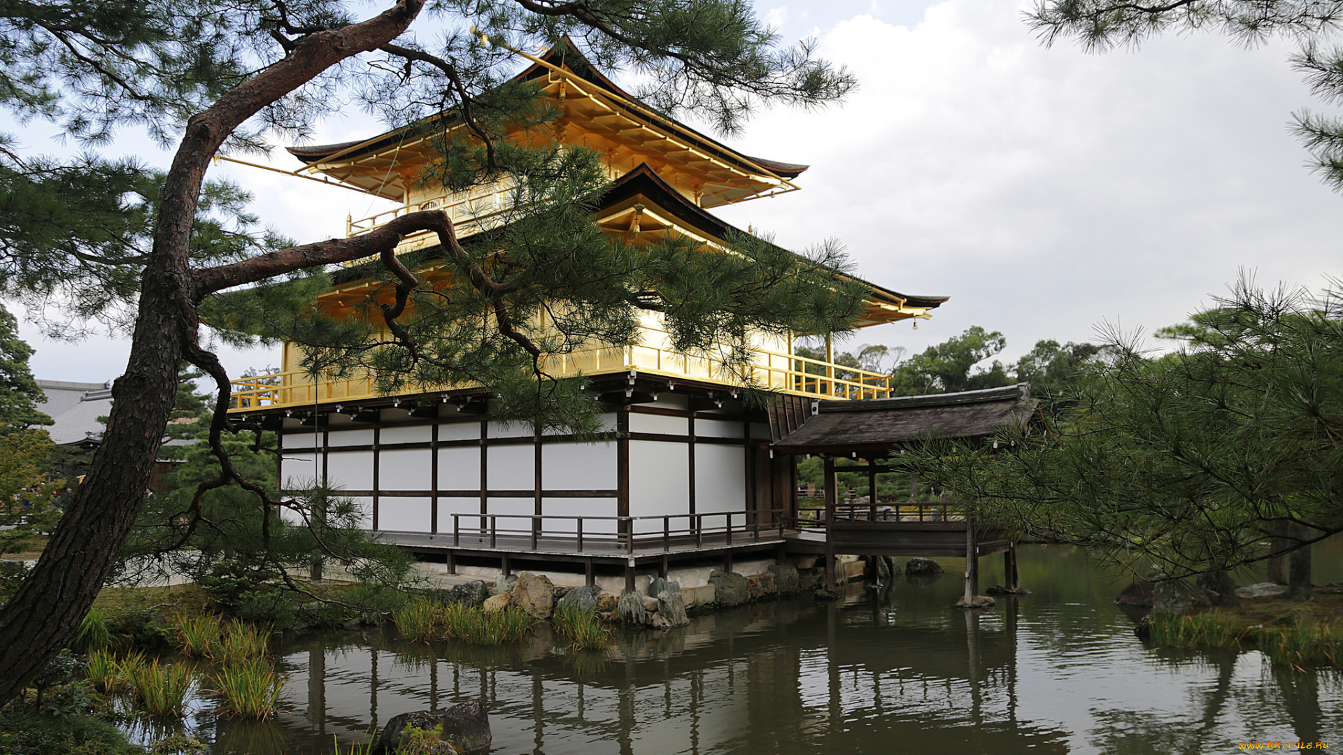 города, -, буддийские, и, другие, храмы, храм, озеро, парк