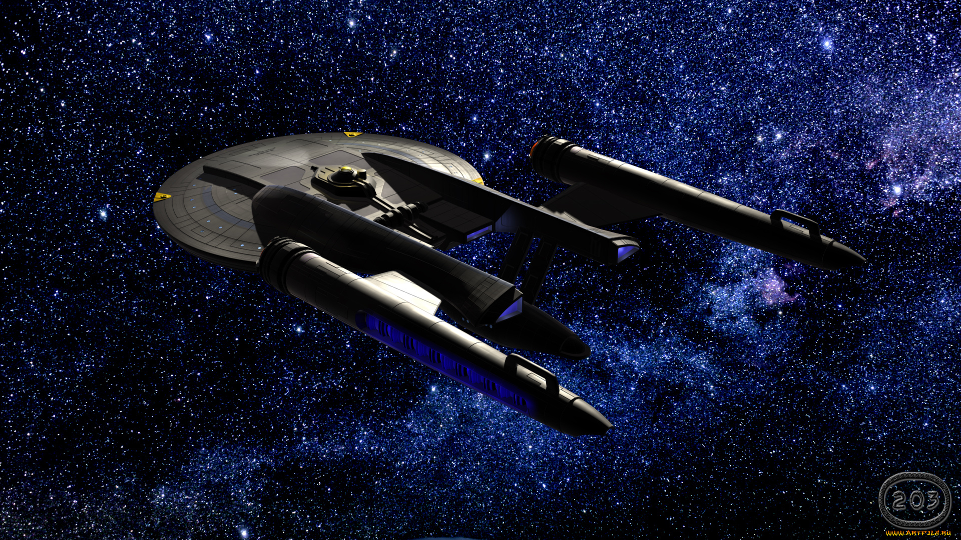 космос, арт, звезды, вселенная, космический, корабль