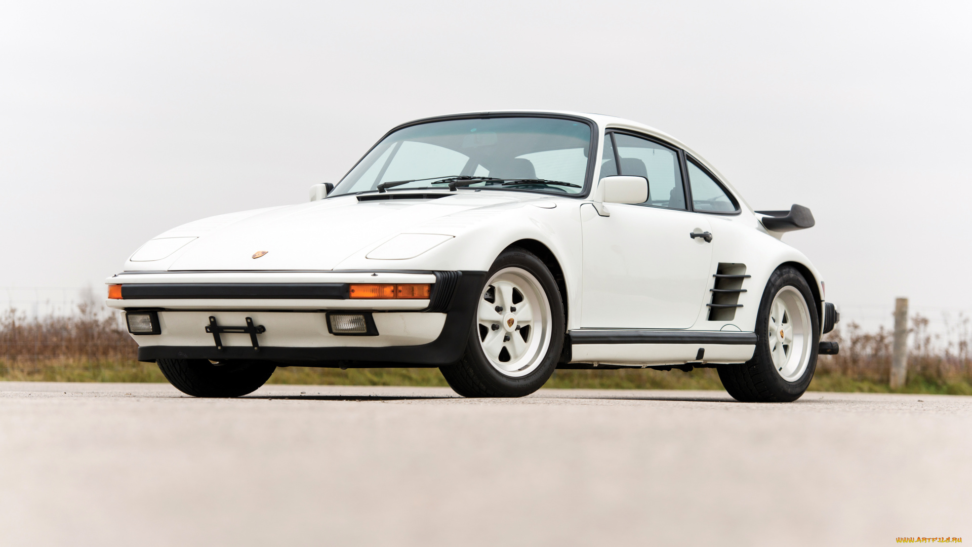 porsche, 911, turbo, 3, 3, flachbau, coupe, автомобили, porsche