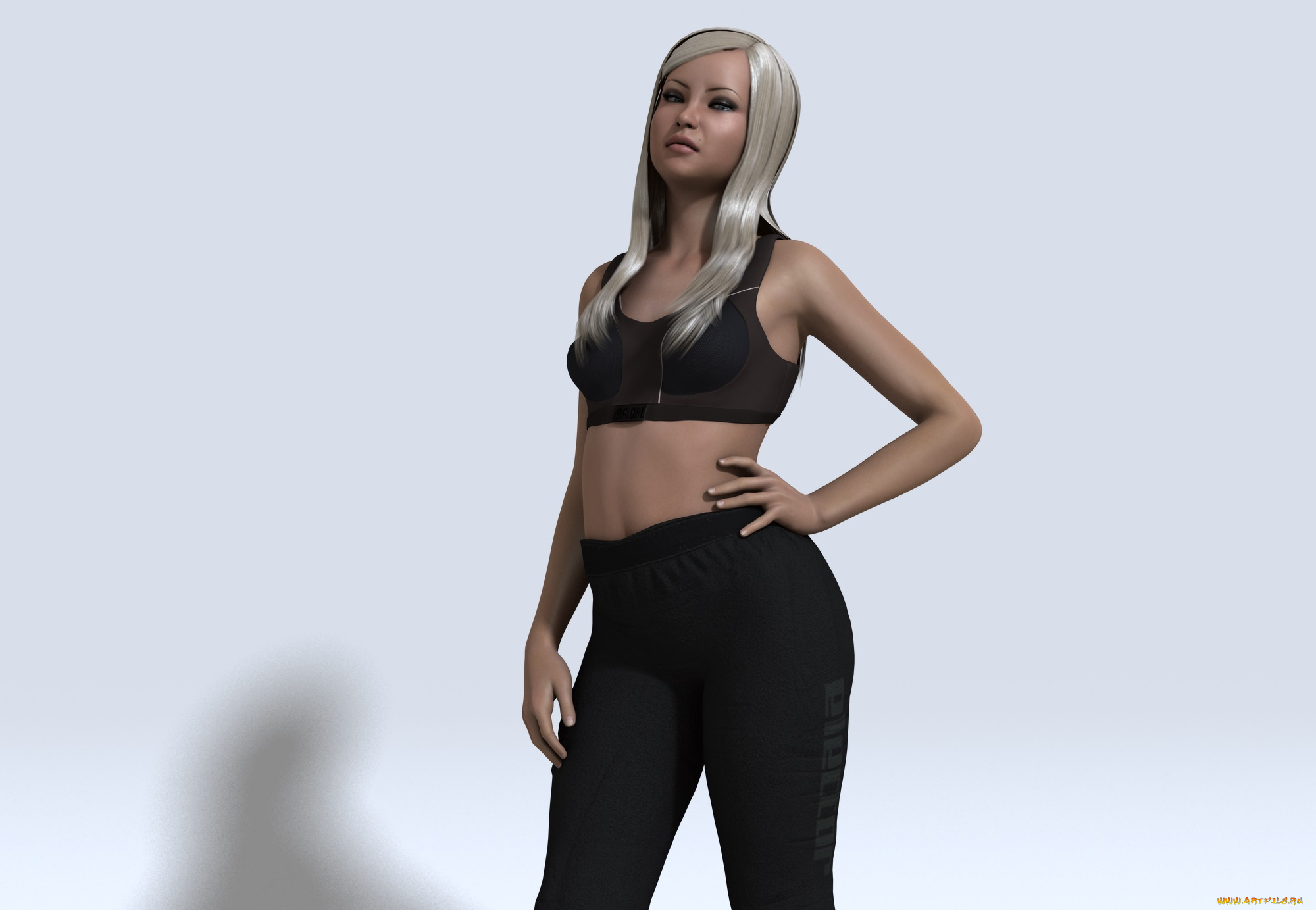 3д, графика, люди, , people, фон, взгляд, девушка, блондинка