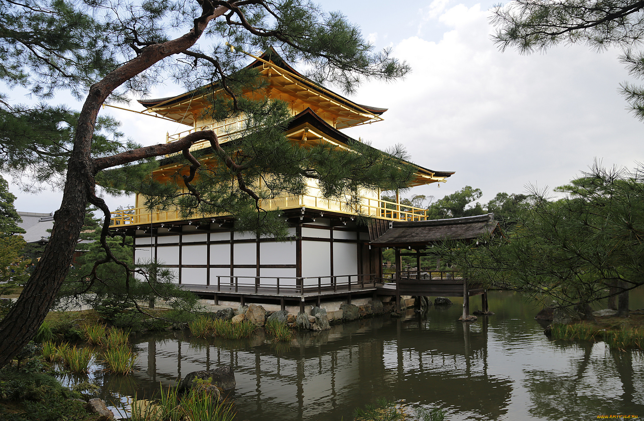 города, -, буддийские, и, другие, храмы, храм, озеро, парк