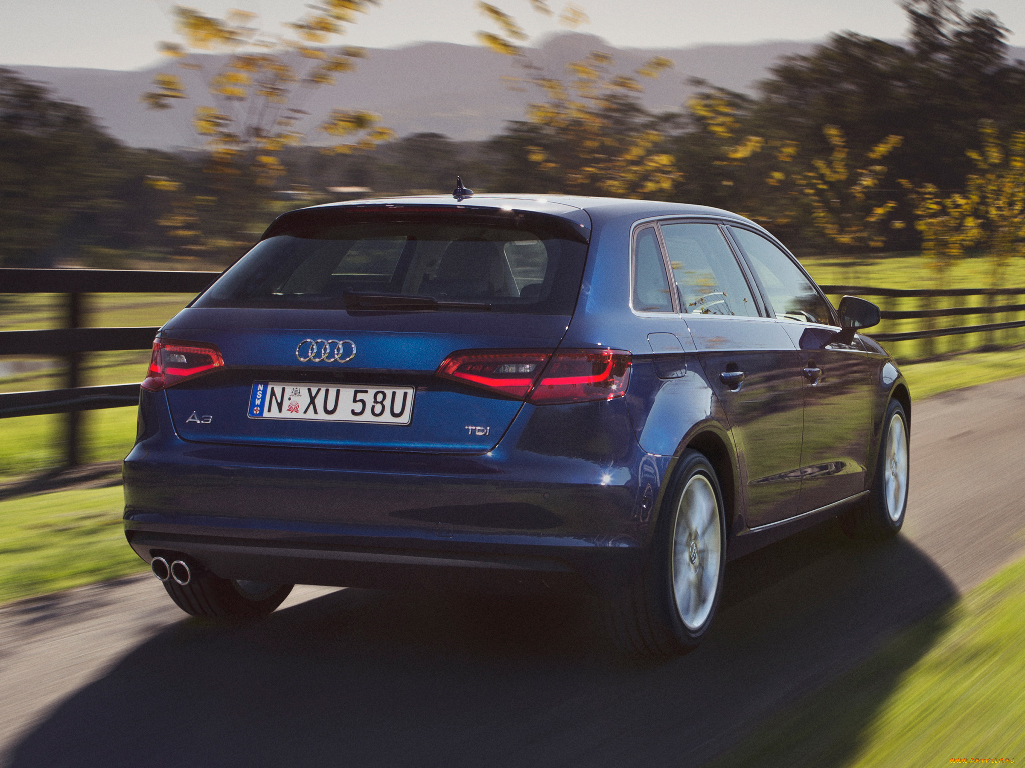 автомобили, audi, a3, sportback, 2-0, tdi, au-spec, 8v, 2013г, синий