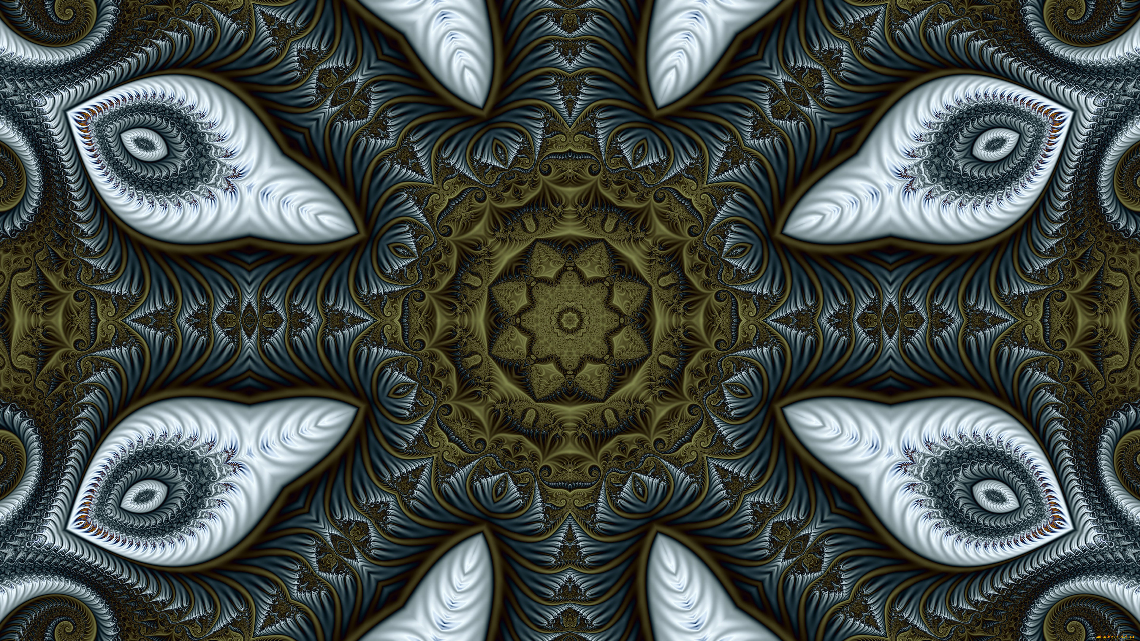 3д, графика, фракталы, , fractal, цвета, фон, узор