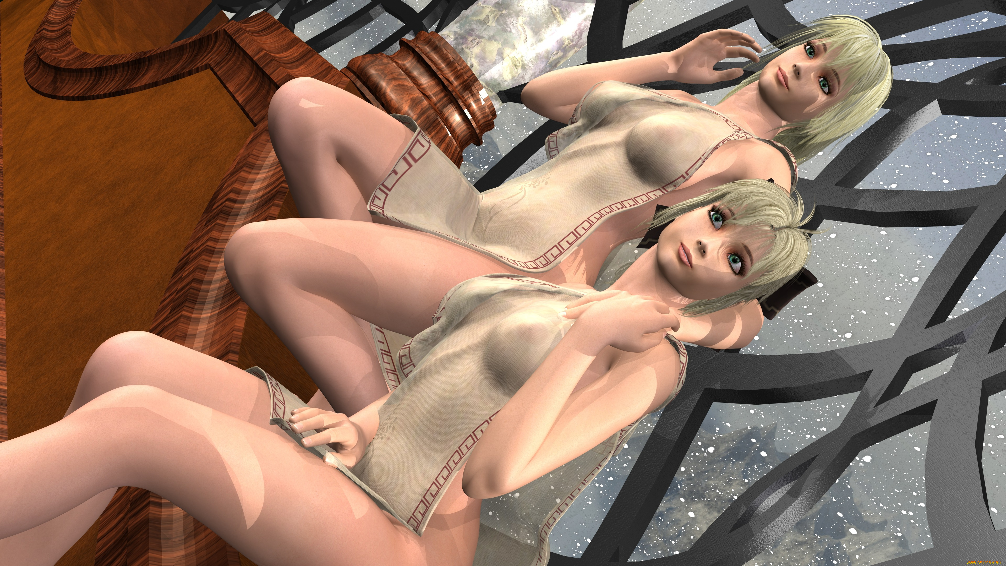 3д, графика, люди, , people, фон, взгляд, девушки