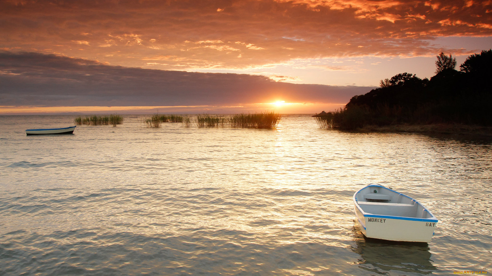 корабли, лодки, , шлюпки, озеро, малави, зимбабве, африка, погода, природа, солнце, восход