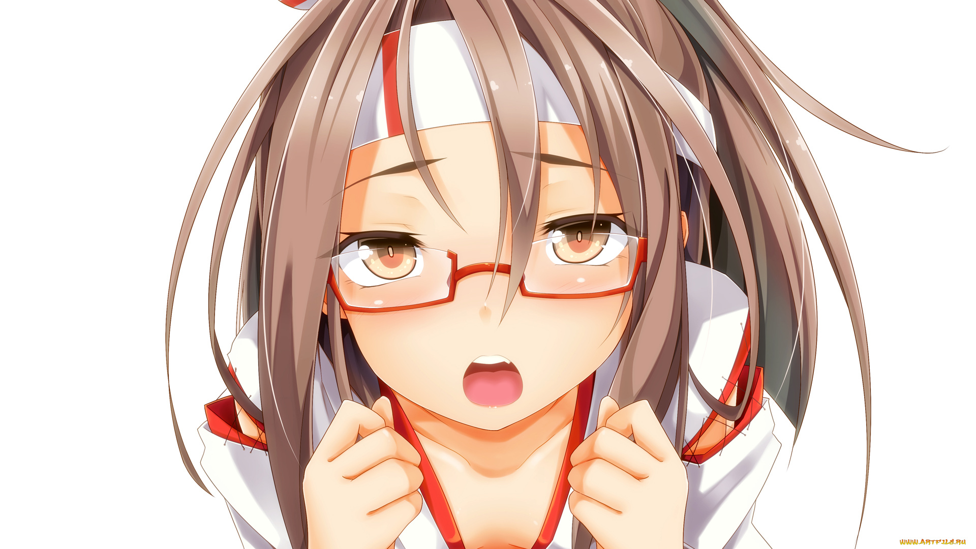 аниме, kantai, collection, взгляд, фон, девушка