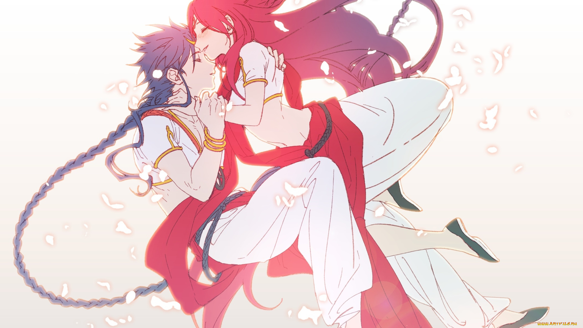 аниме, magi, the, labyrinth, of, magic, романтика