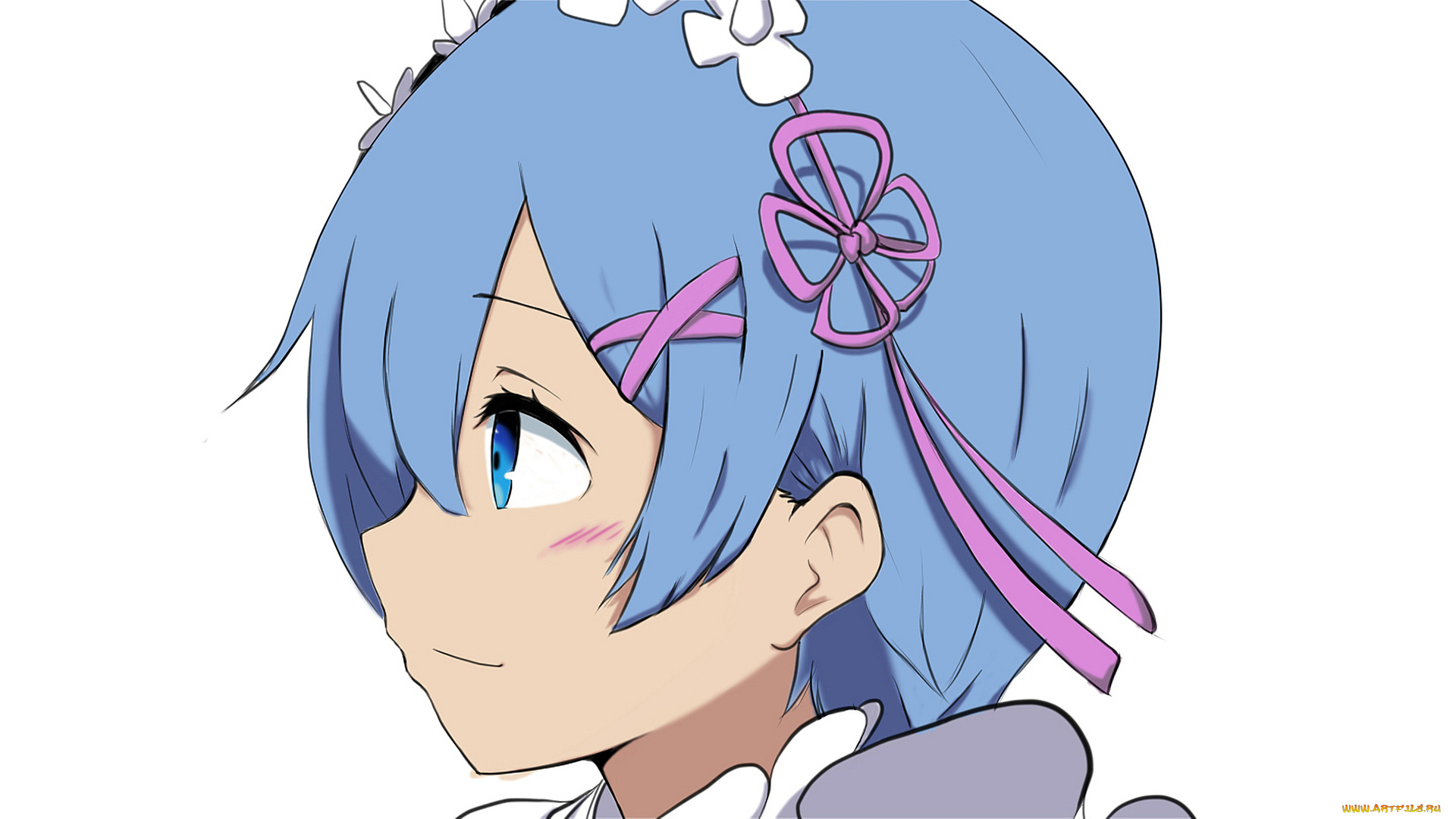 аниме, re, , zero, kara, hajimeru, isekai, seikatsu, девушка, взгляд, фон