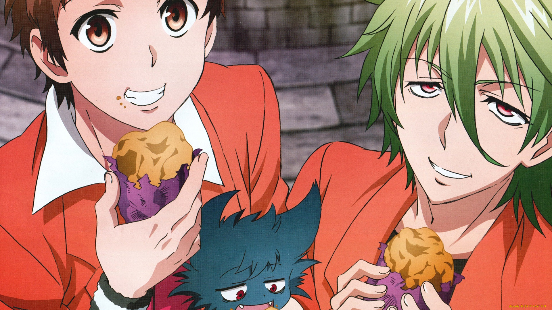 аниме, servamp, парни